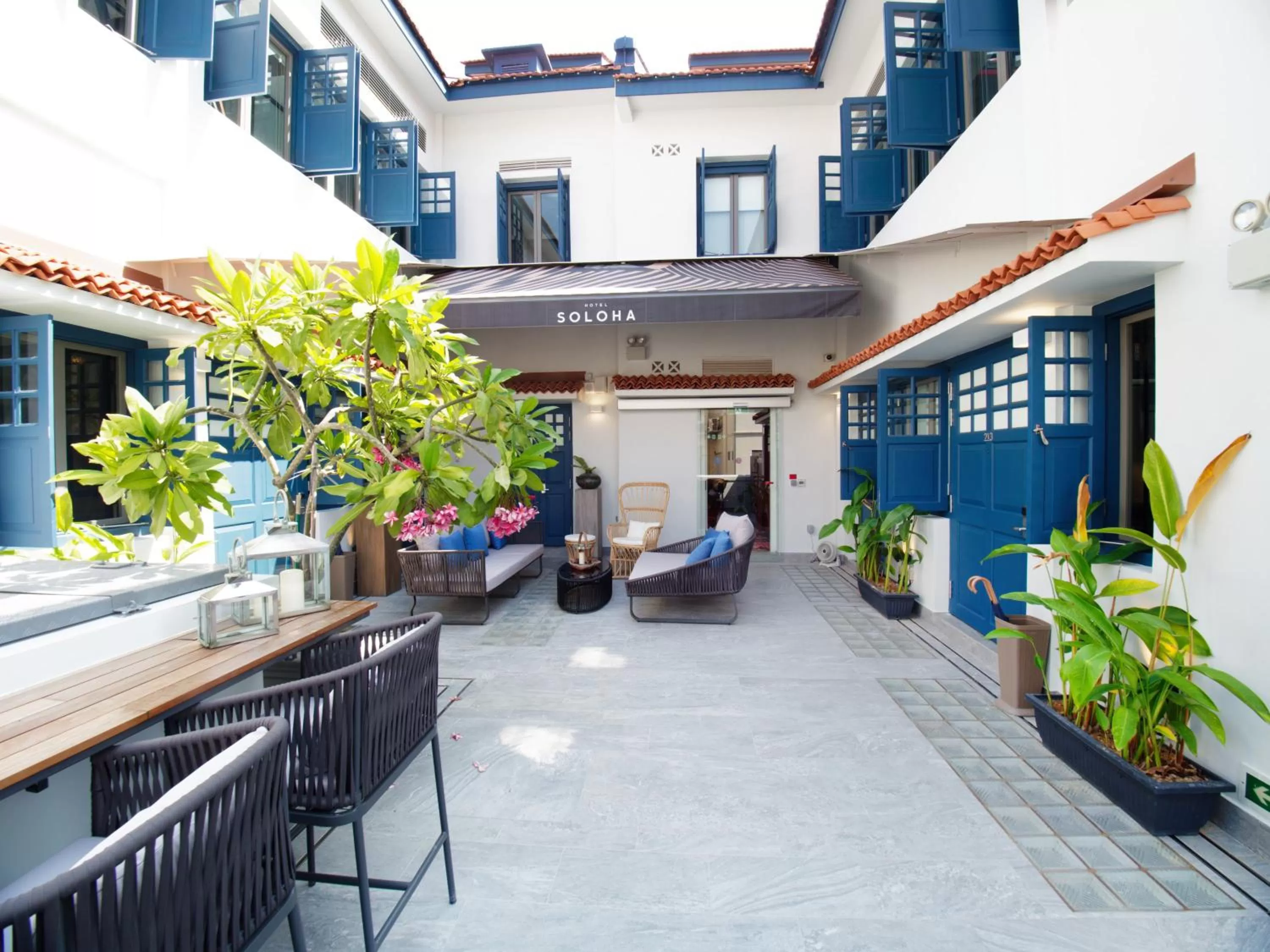 Balcony/Terrace in Hotel Soloha at Chinatown