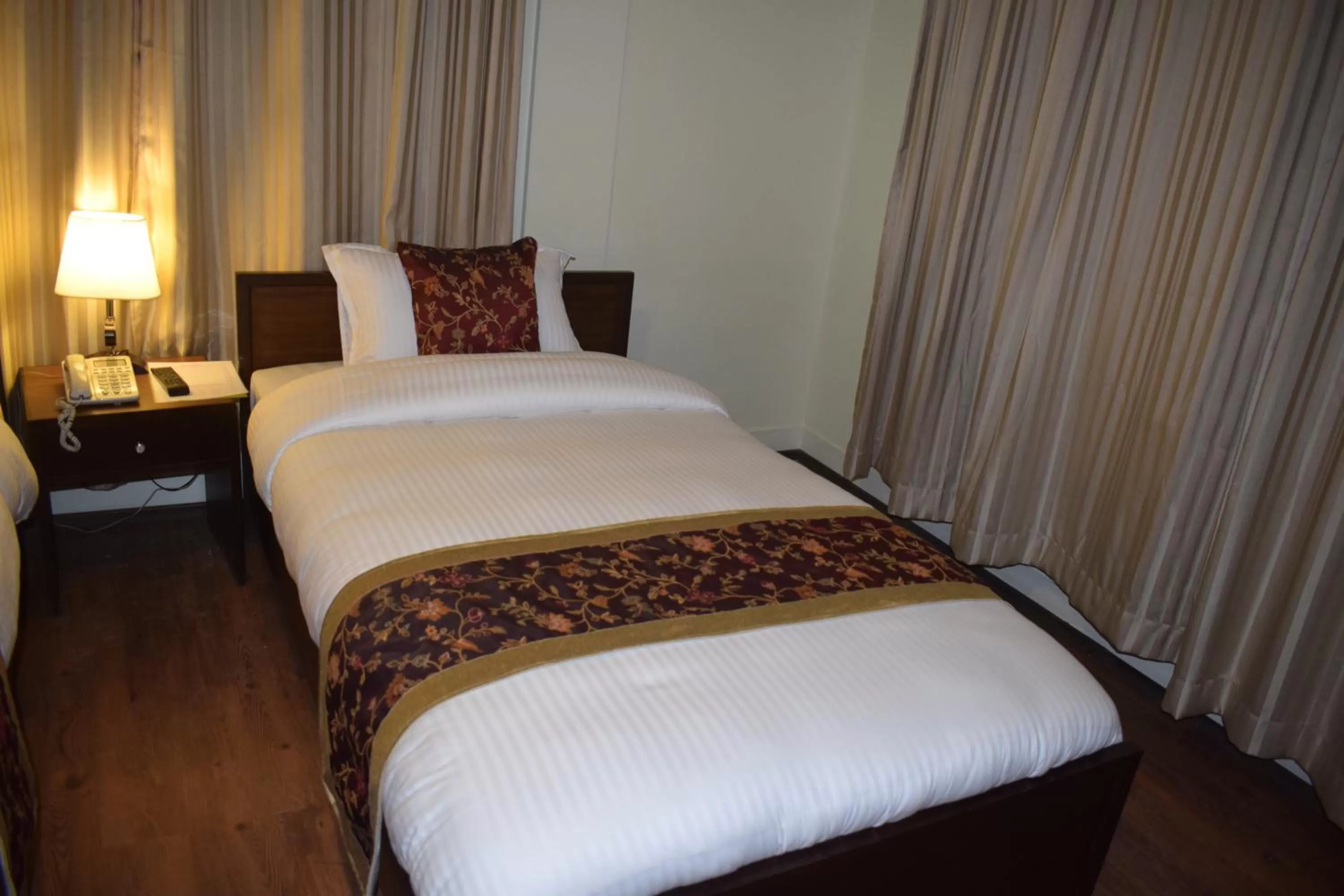 Bed in Hotel Yambu kathmandu