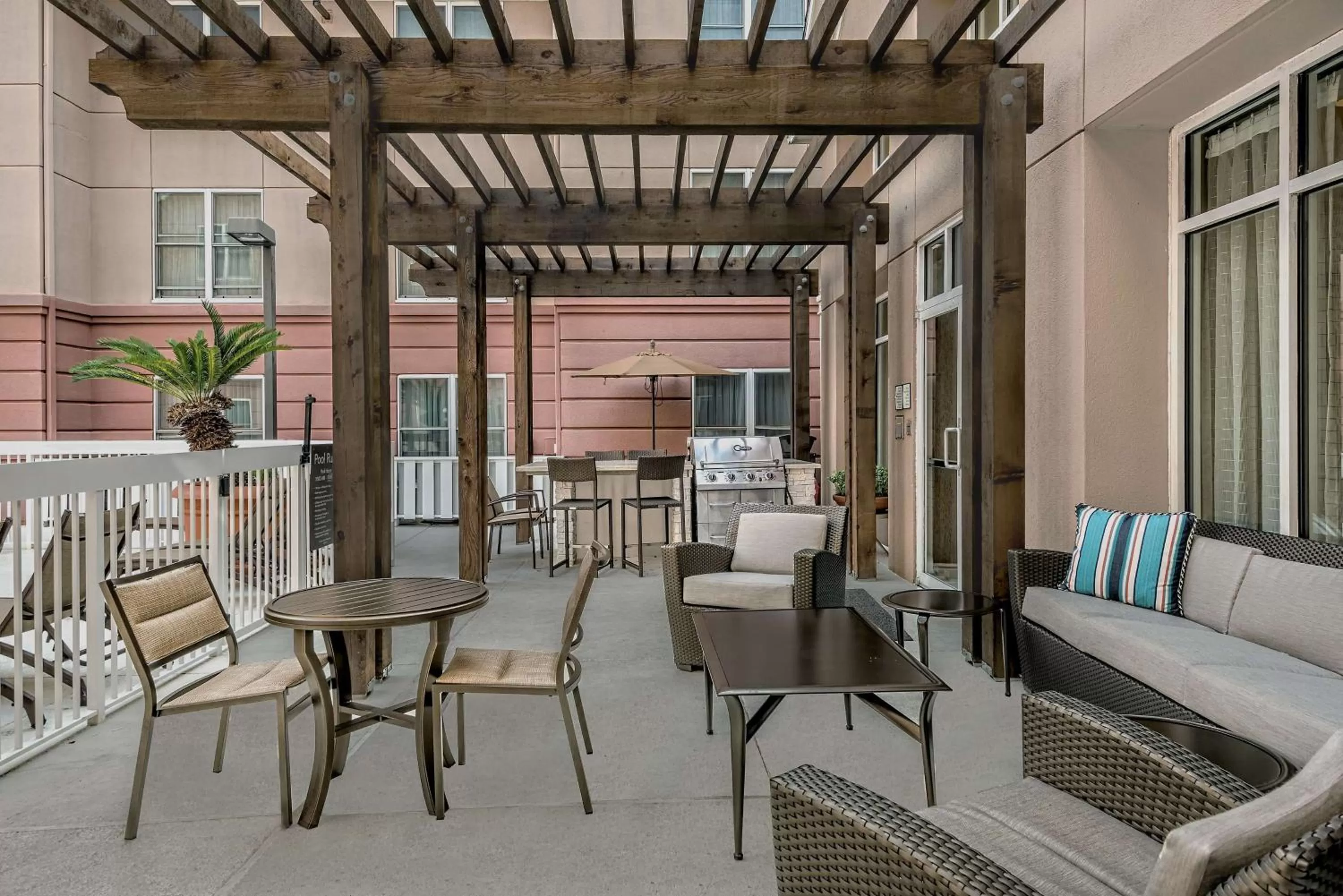 Patio in Homewood Suites by Hilton Houston-Clear Lake