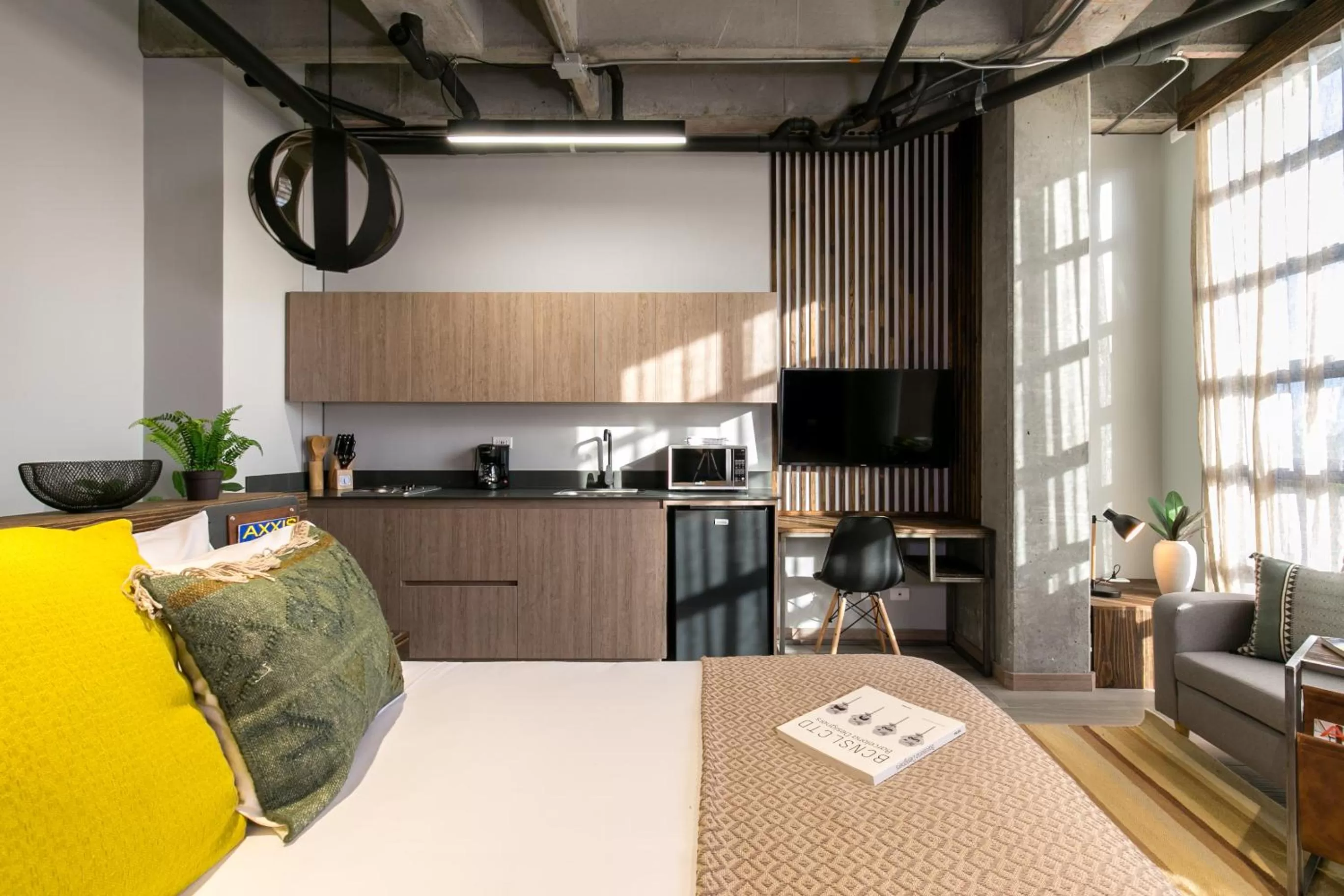 TV and multimedia in Factory Lofts Hotel