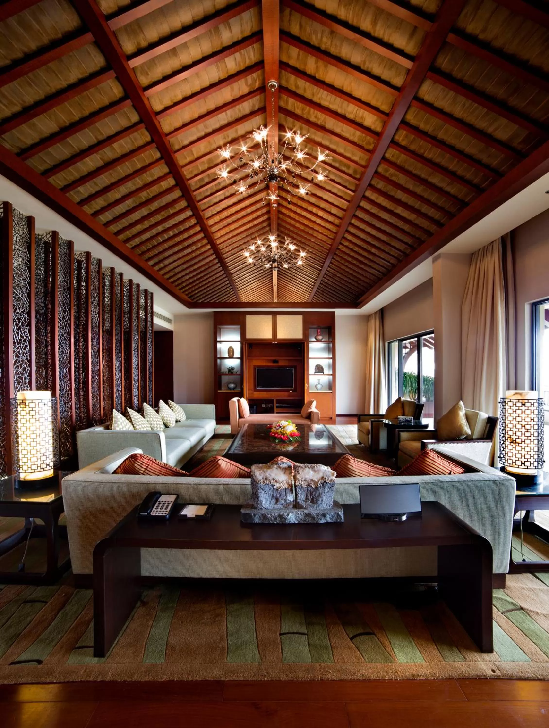 Living room in The Ritz-Carlton Sanya, Yalong Bay