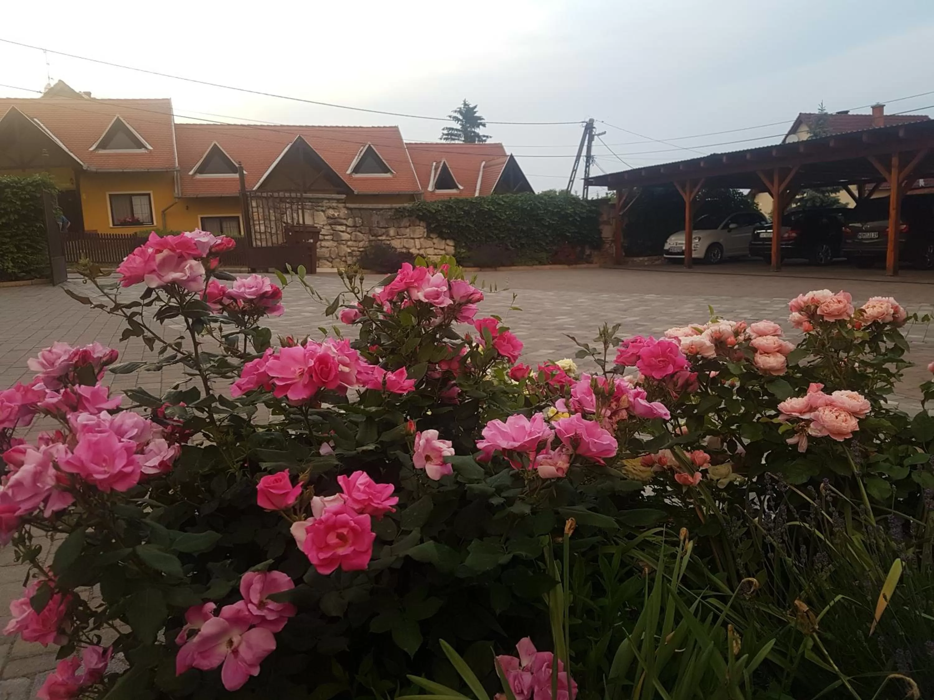 Property Building in Huber Panzió