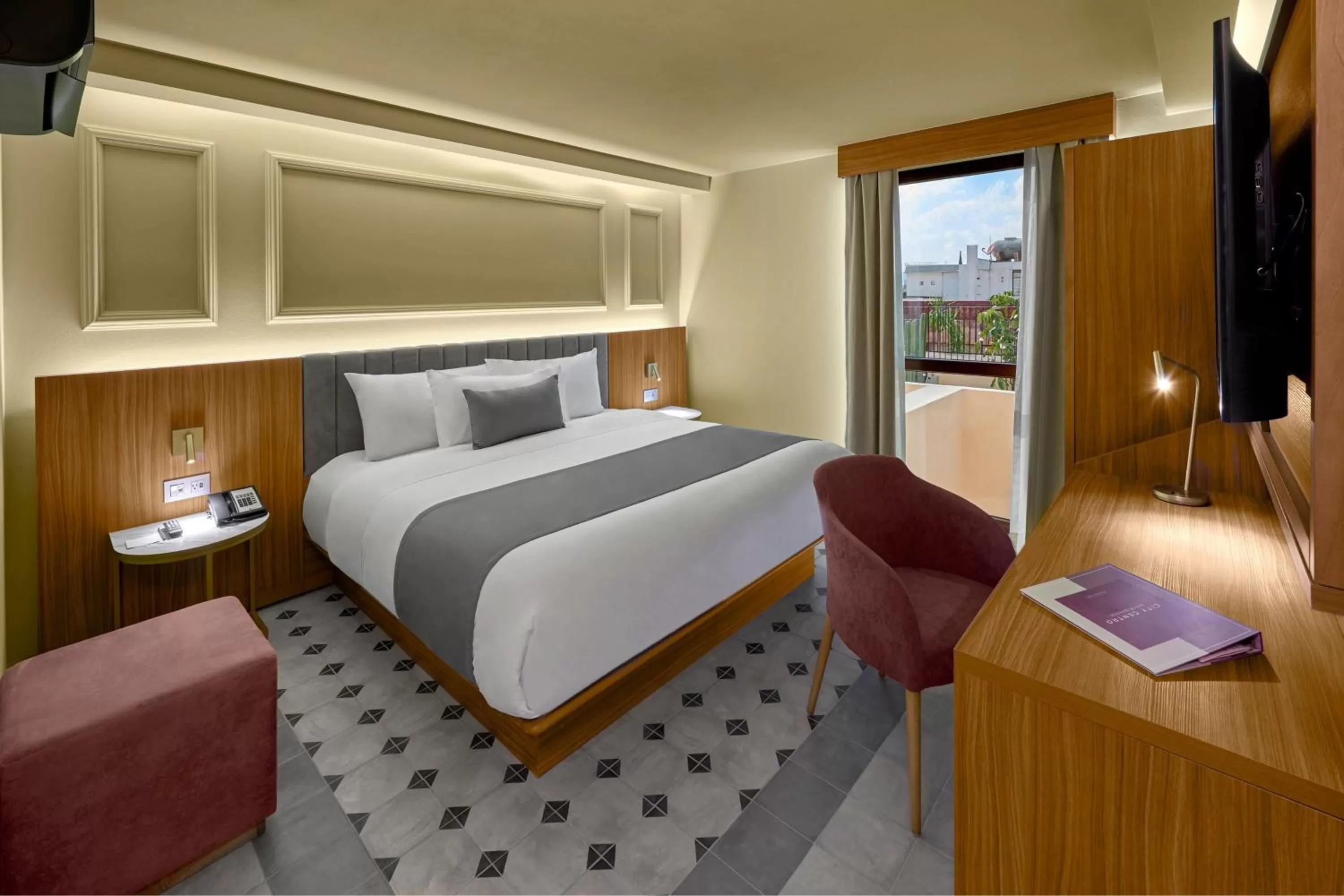 Bedroom, Bed in City Centro by Marriott San Luis Potosi
