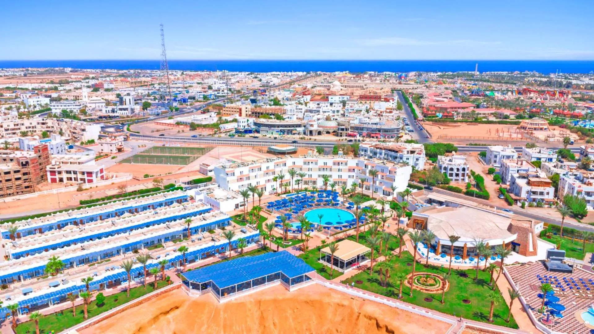Bird's eye view in Albatros Sharm Resort - By Pickalbatros