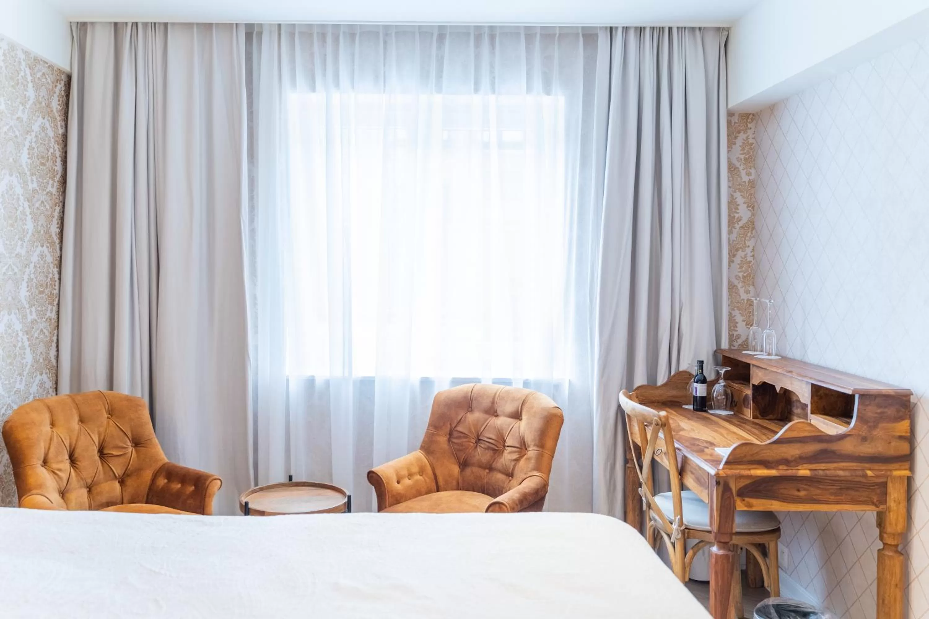 Seating area, Bed in Grand Hotel Normandy by CW Hotel Collection