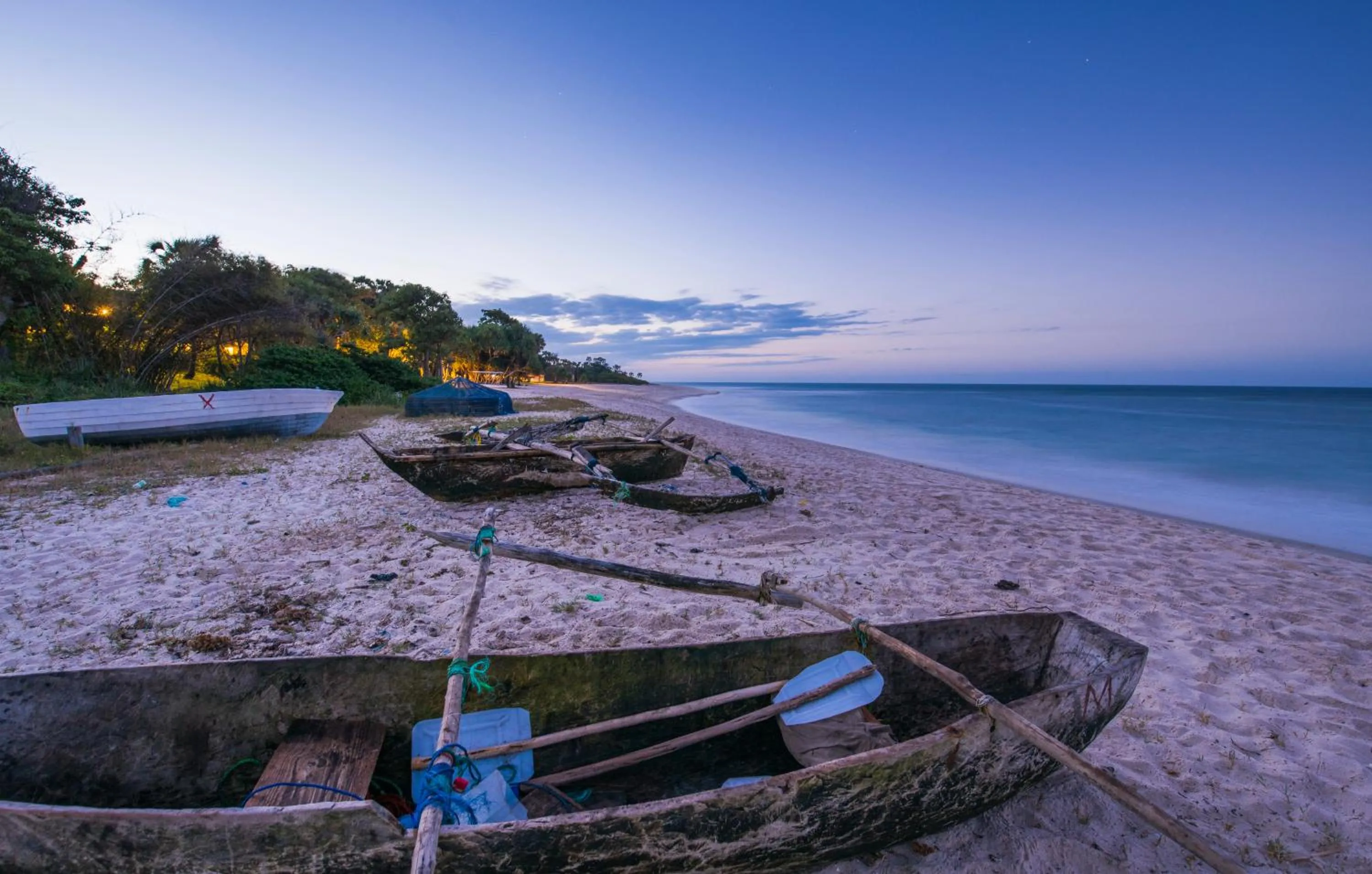 Canoeing in Amani Beach Resort