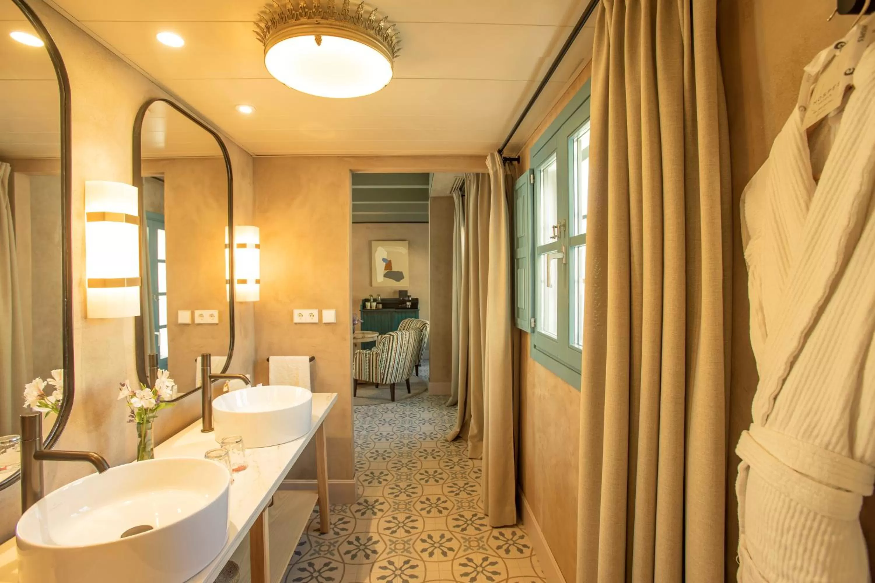 Bathroom in Hospes Las Casas del Rey de Baeza, a Member of Design Hotels
