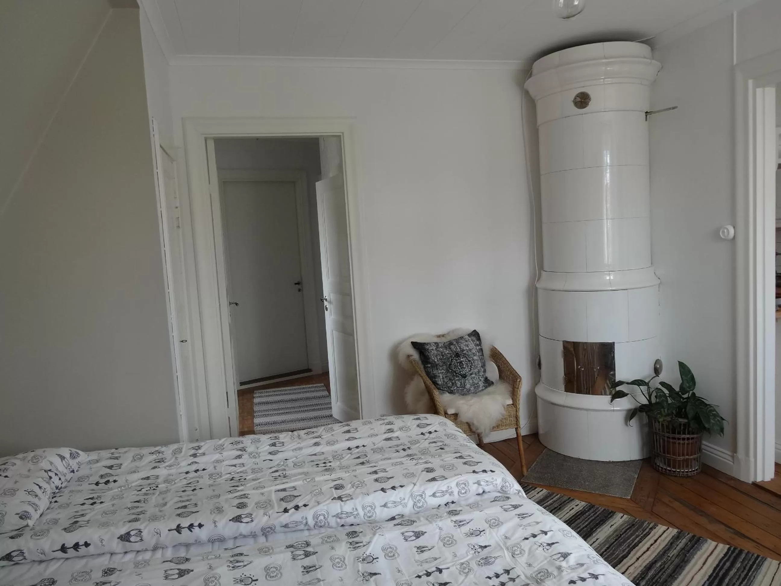 Bedroom, Bed in Gröna Lena