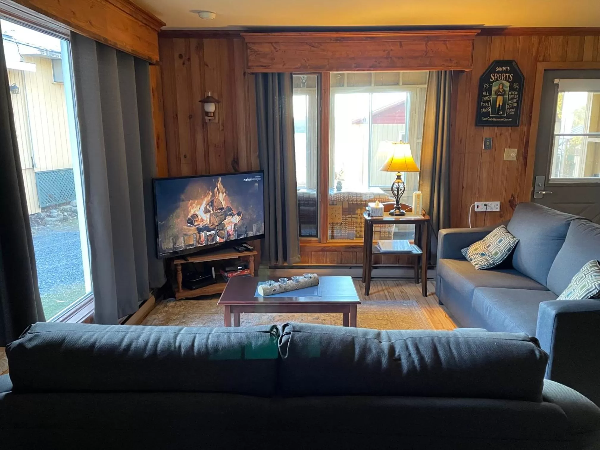 Seating Area in Auberge et Chalets sur le Lac