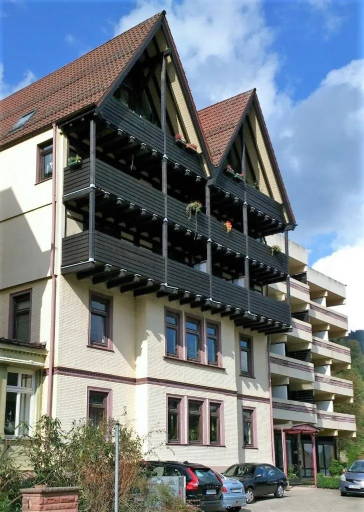 Facade/entrance in Hotel Bergfrieden