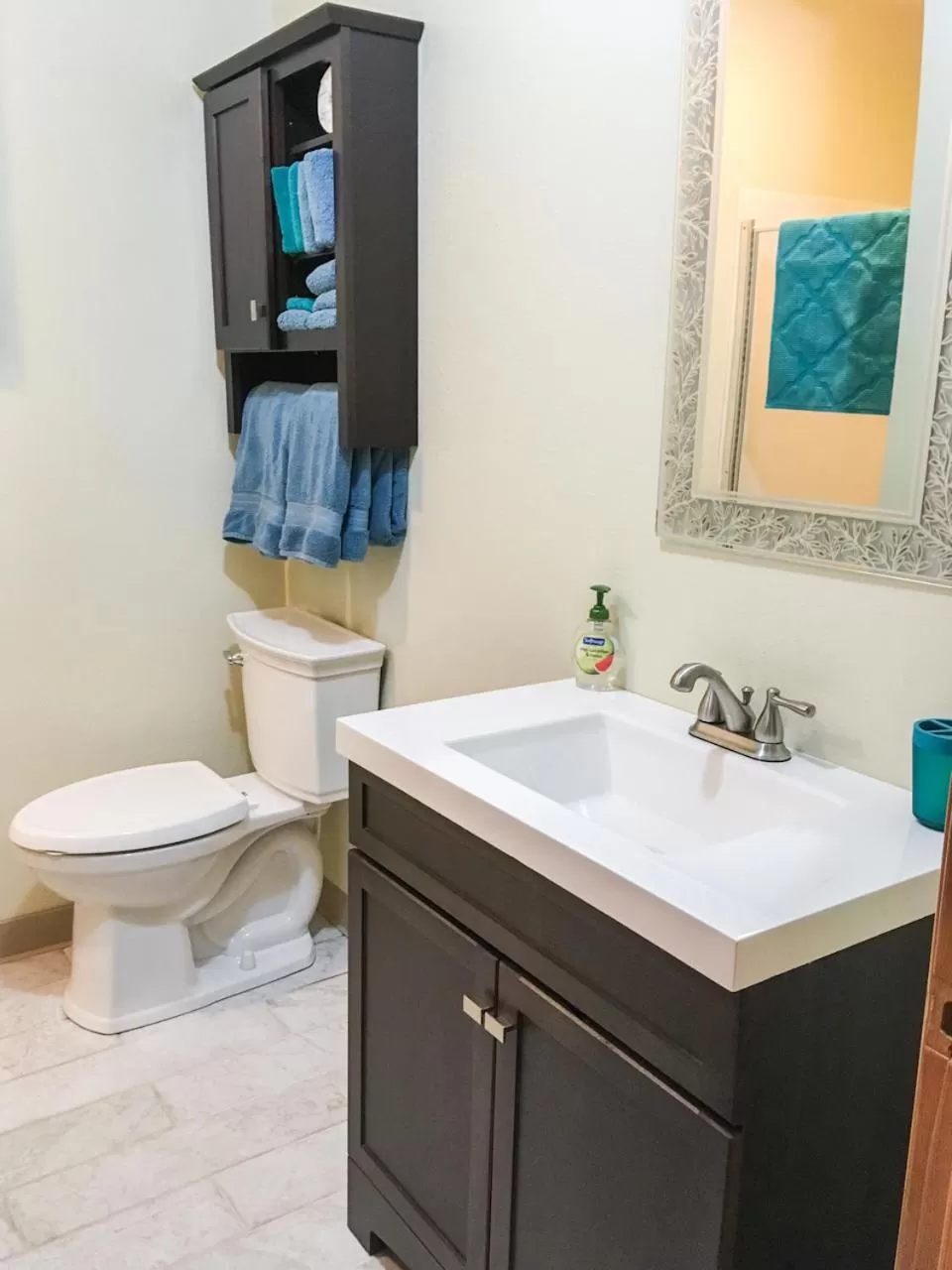 Bathroom in Brown & Hawkins Historical Apartments