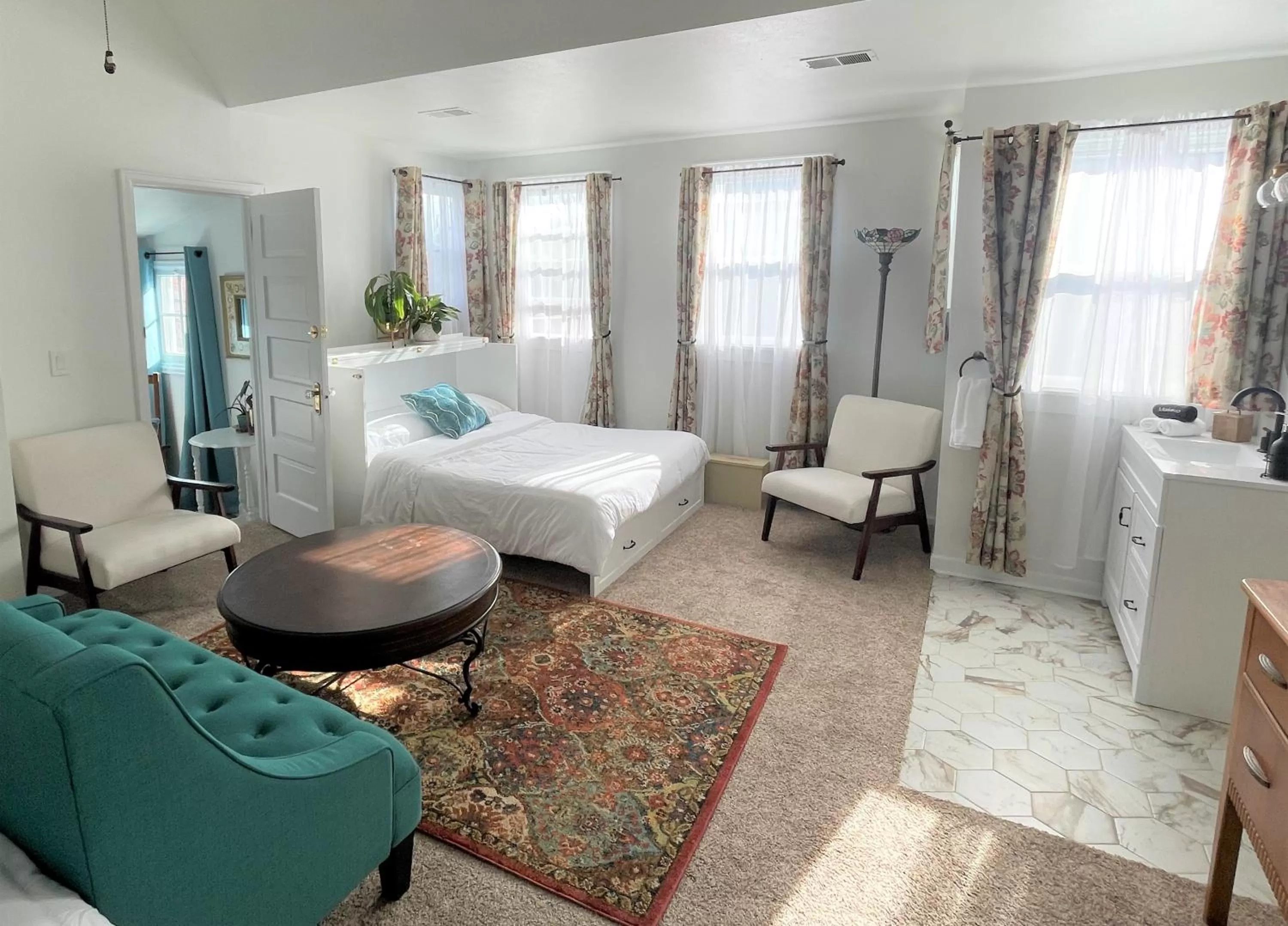 Bed in Flora House Denver