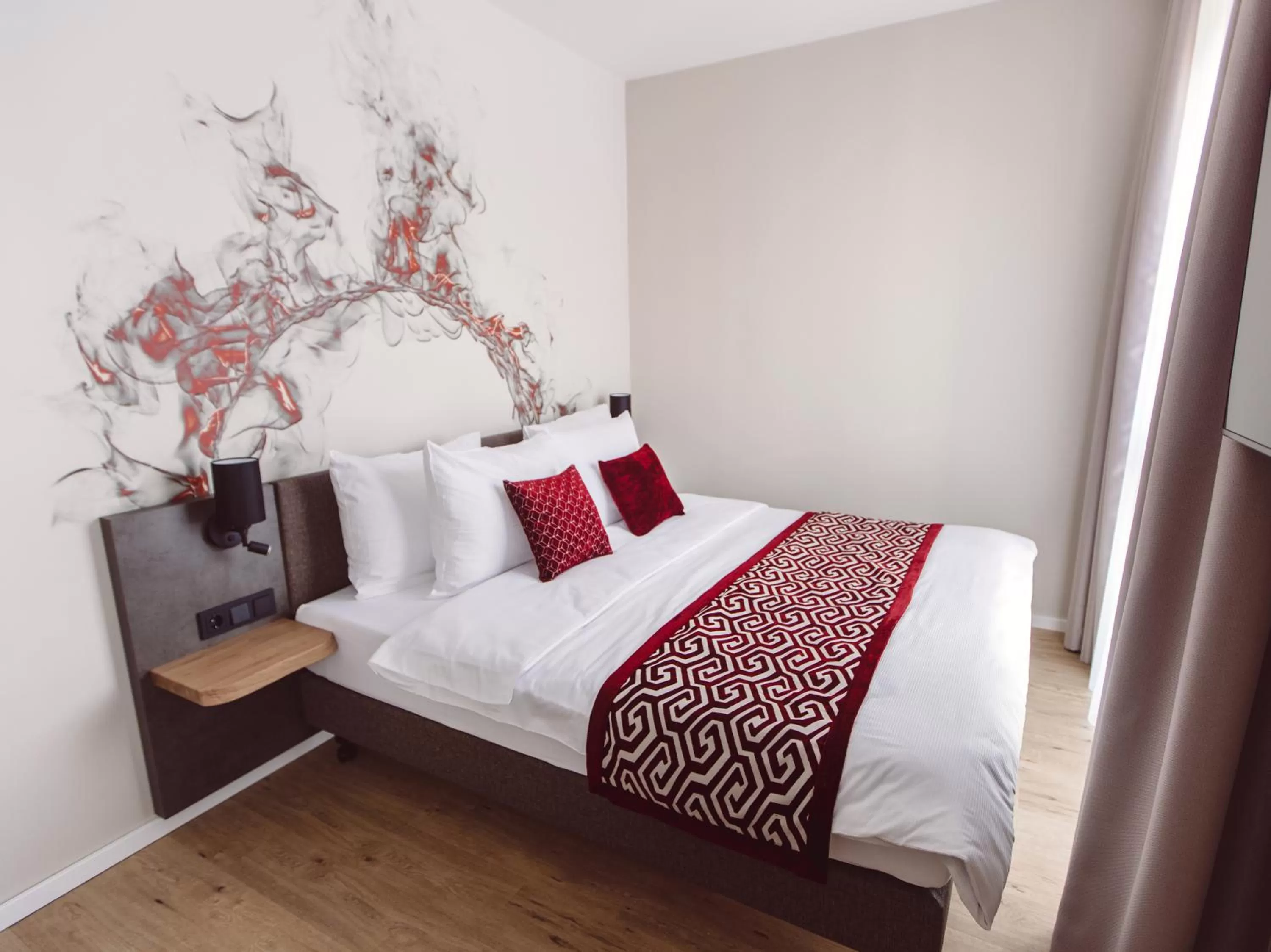 Bed in Hotel Libertas elements pure