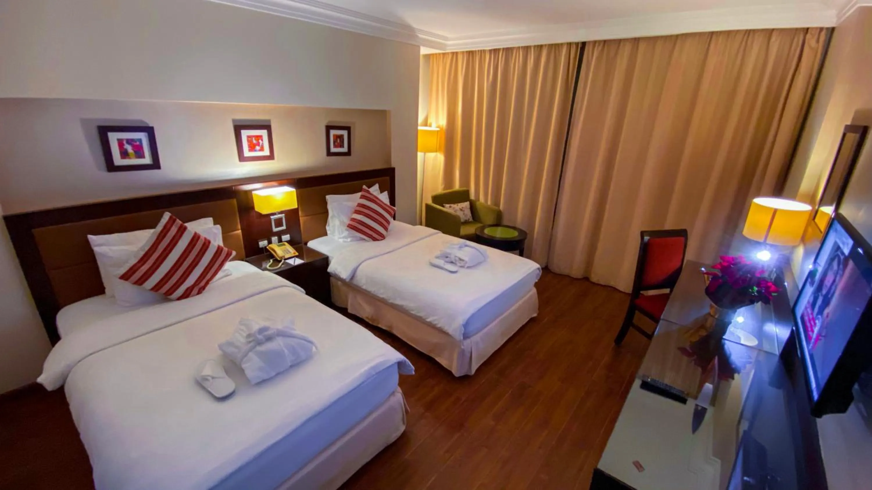 Bed in Oryx Hotel Aqaba