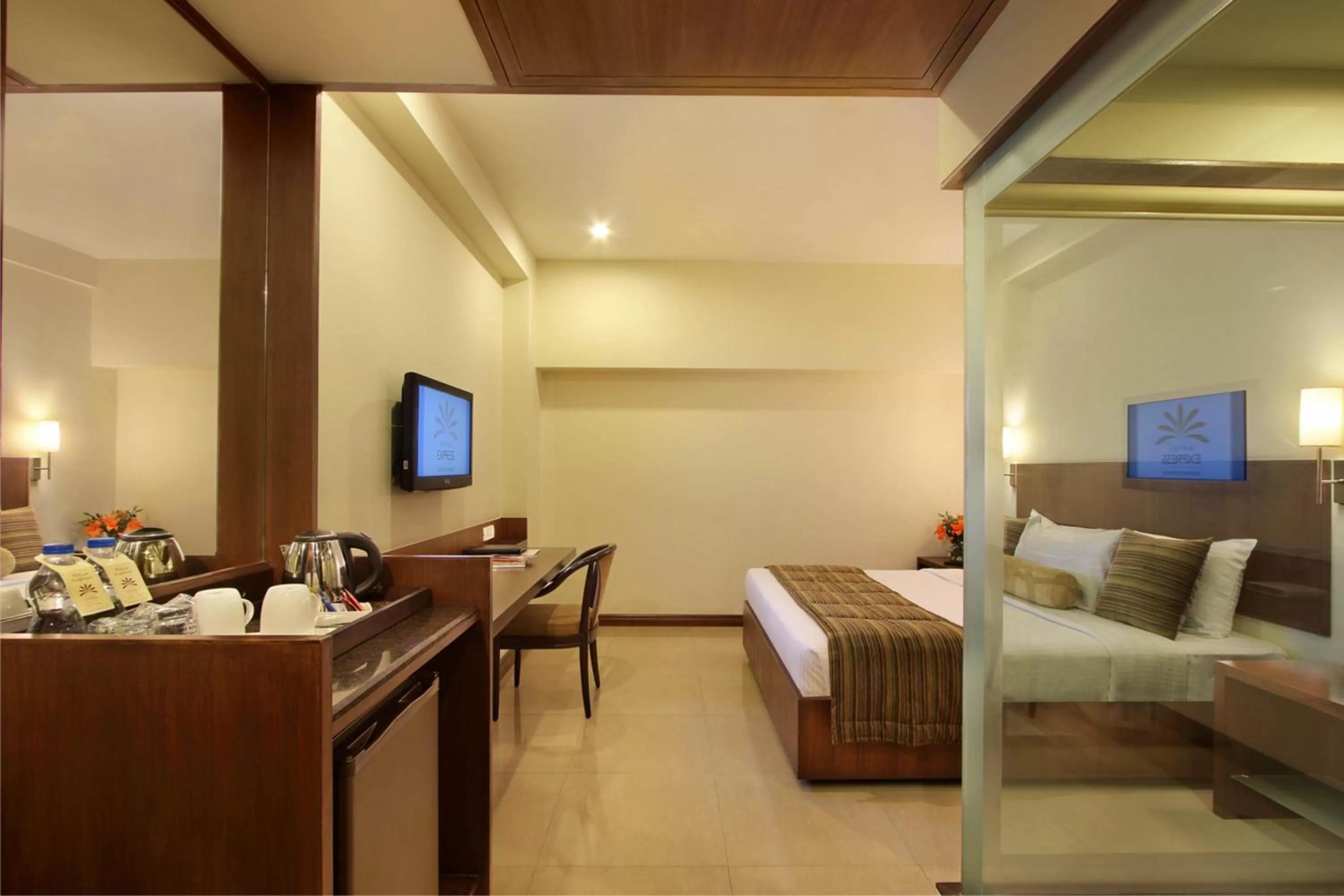 Photo of the whole room, Bed in Hotel Express Residency Vadodara
