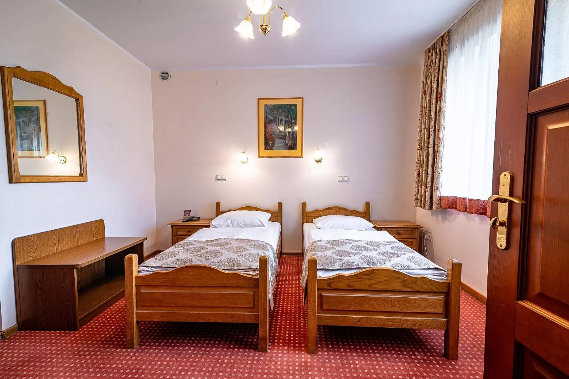 Bed in Hotel Książ