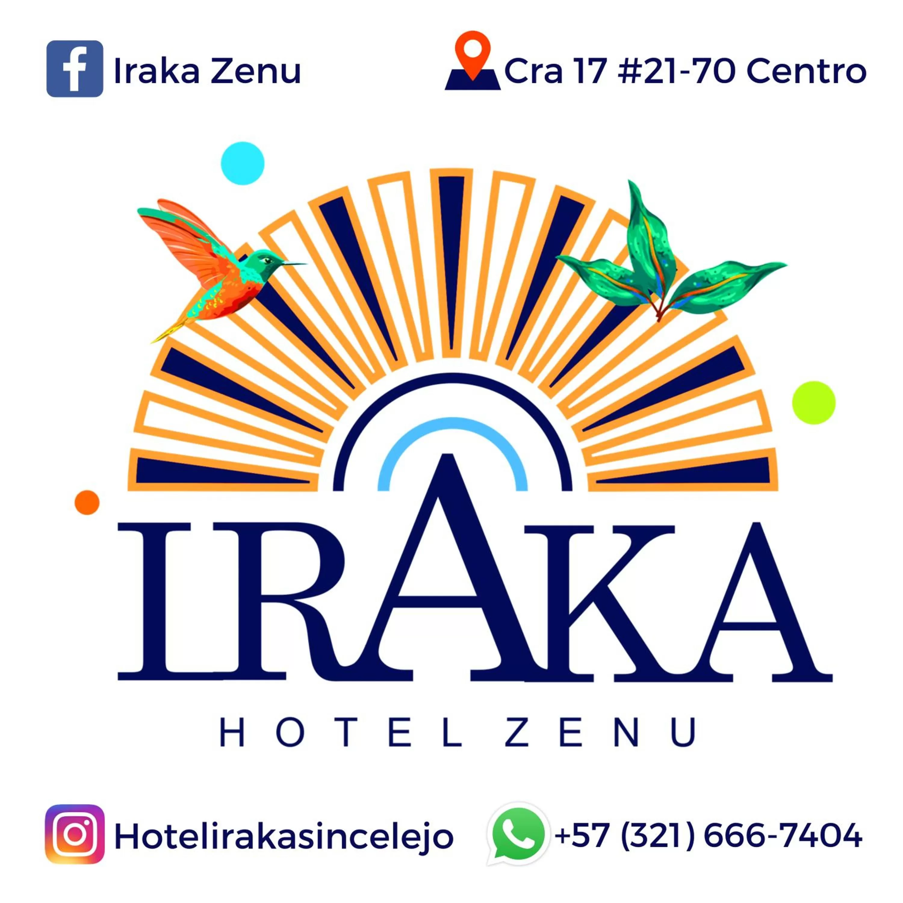 Logo/Certificate/Sign in Hotel Iraka Zenu