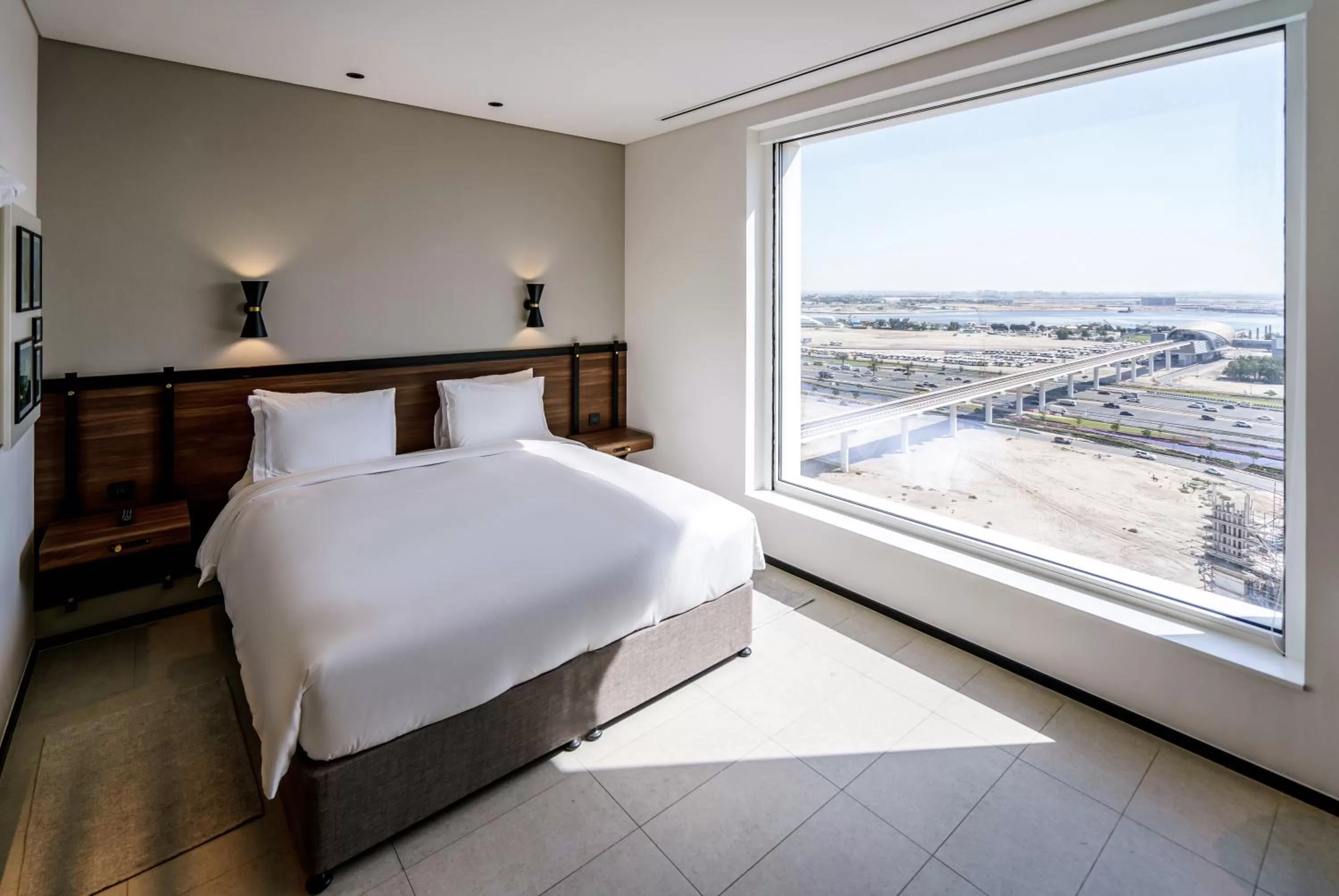 Nearby landmark, Bed in FORM Hotel Al Jaddaf, Dubai, a Member of Design Hotels