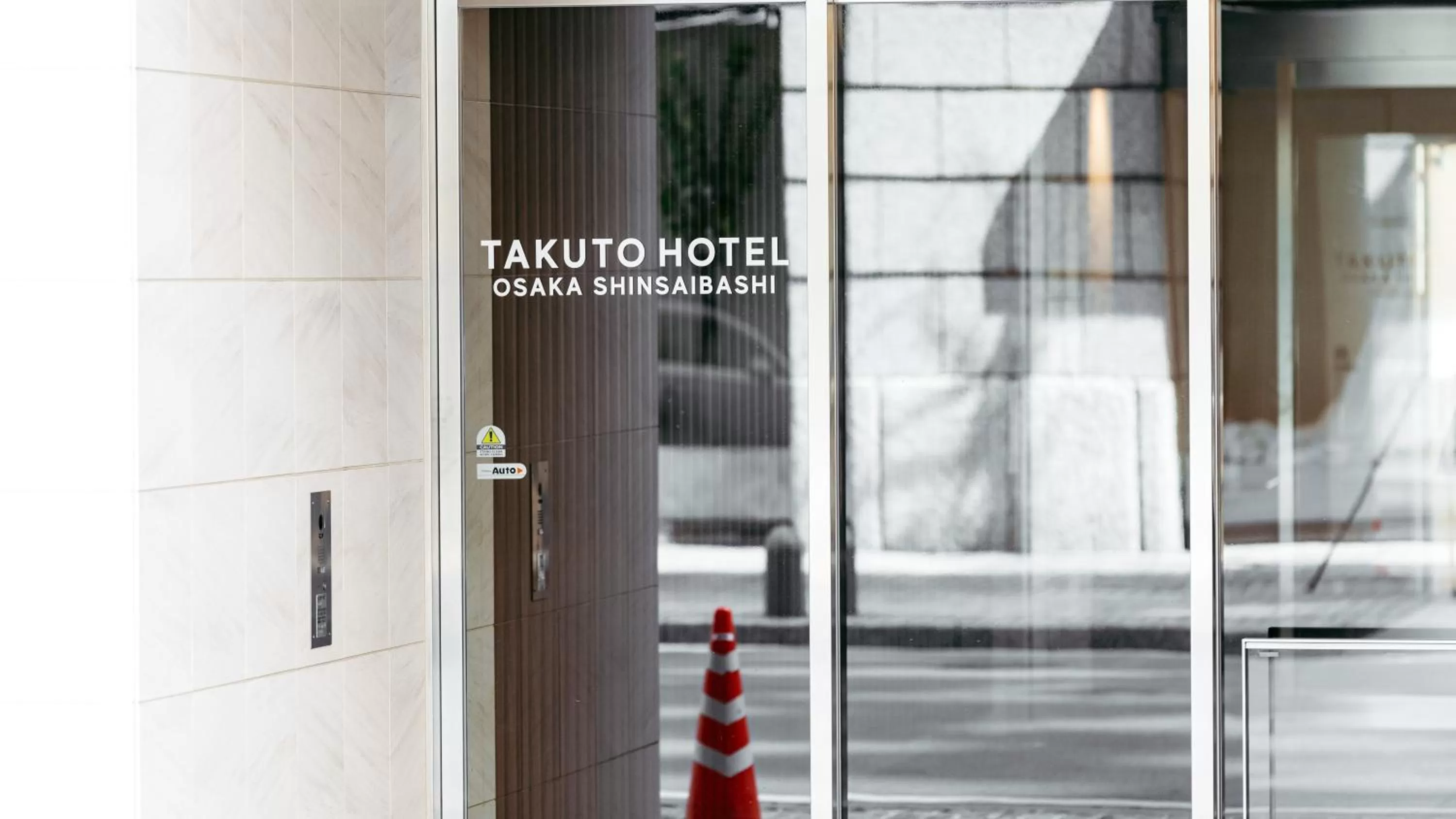 Facade/entrance in Takuto Hotel Osaka Shinsaibashi