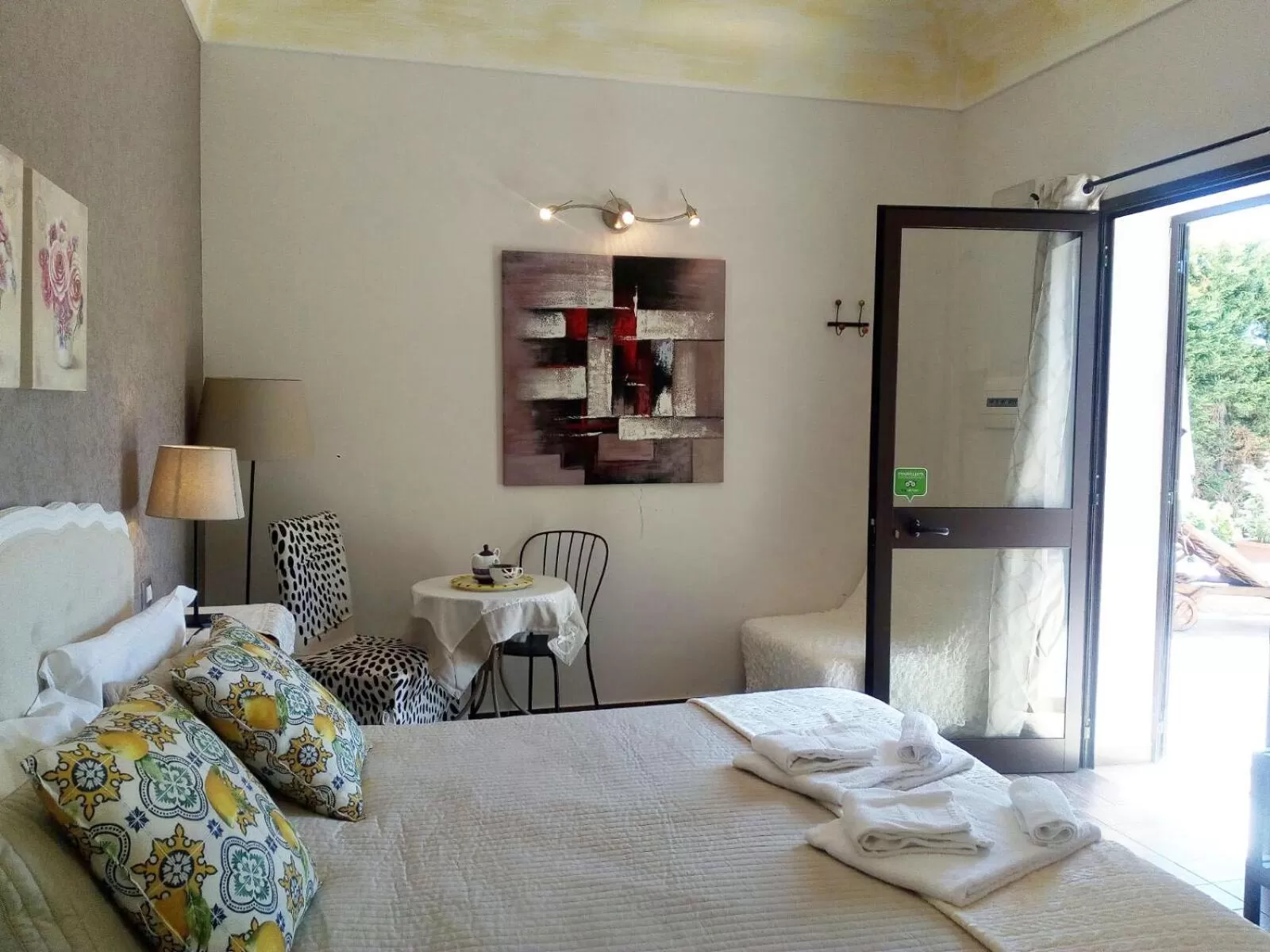 Photo of the whole room, Bed in B&B Villa del Sole Relais