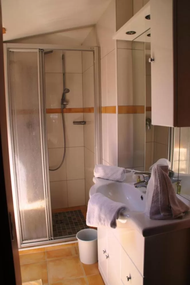 Bathroom in Mountain Motel