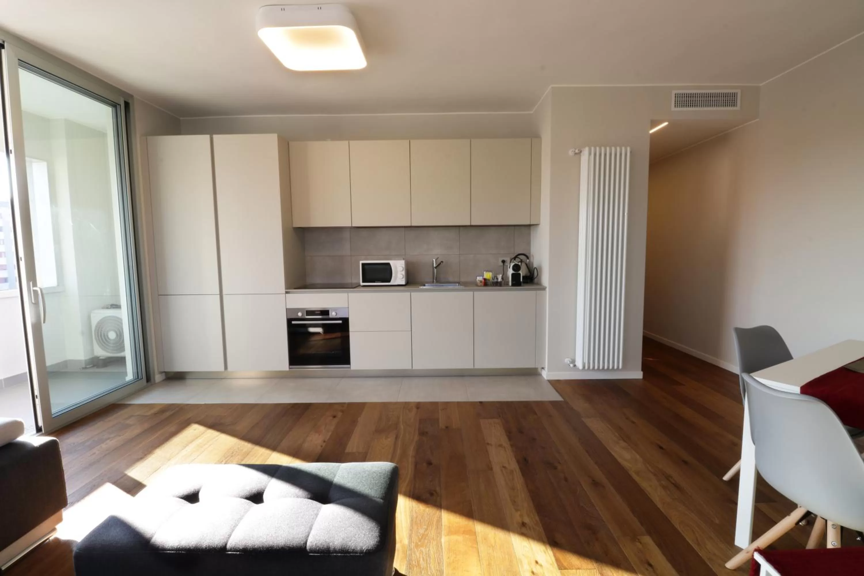 Kitchen or kitchenette in Aparthotel Isola