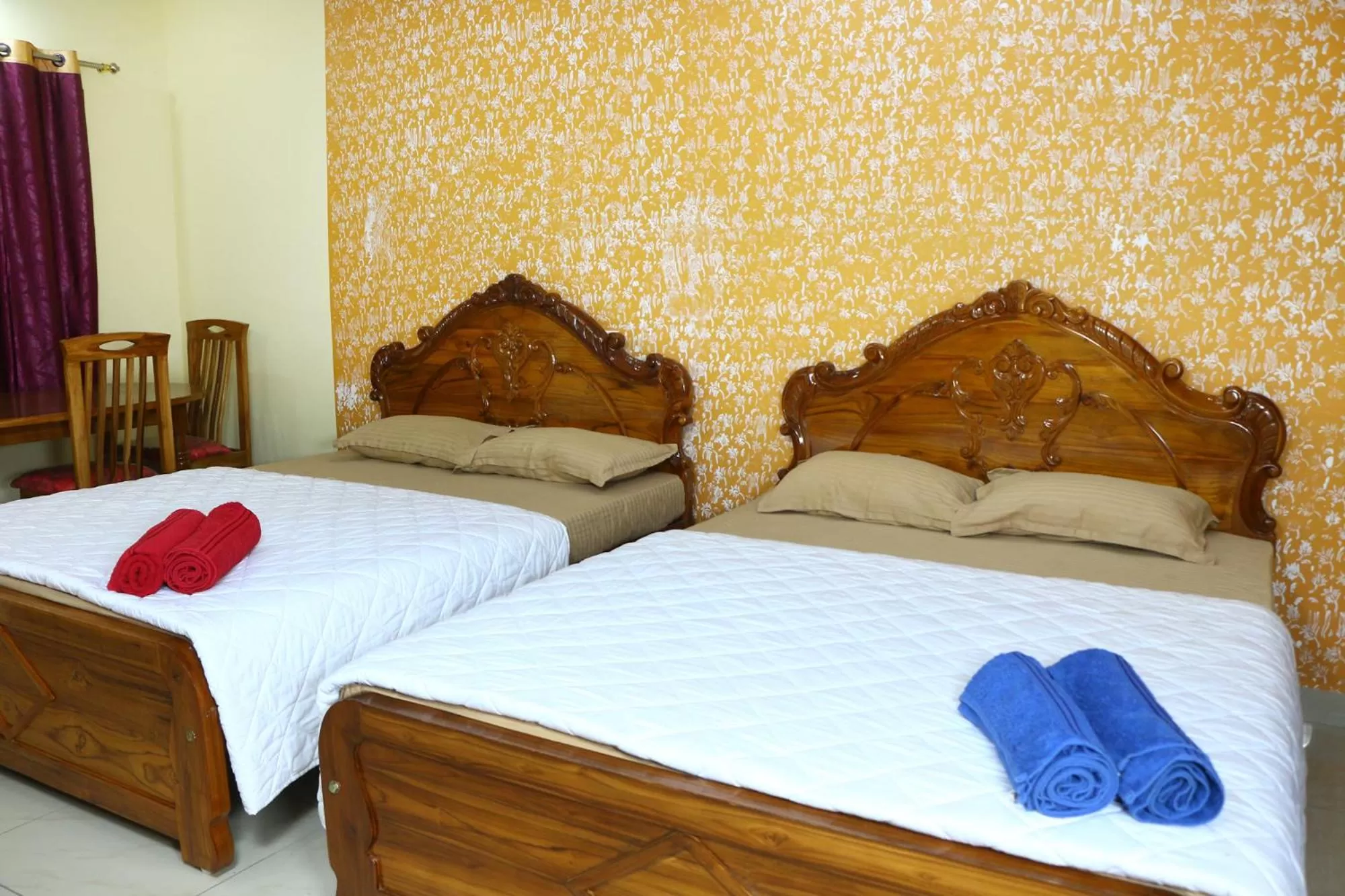 Bed in Bluetique Beach House