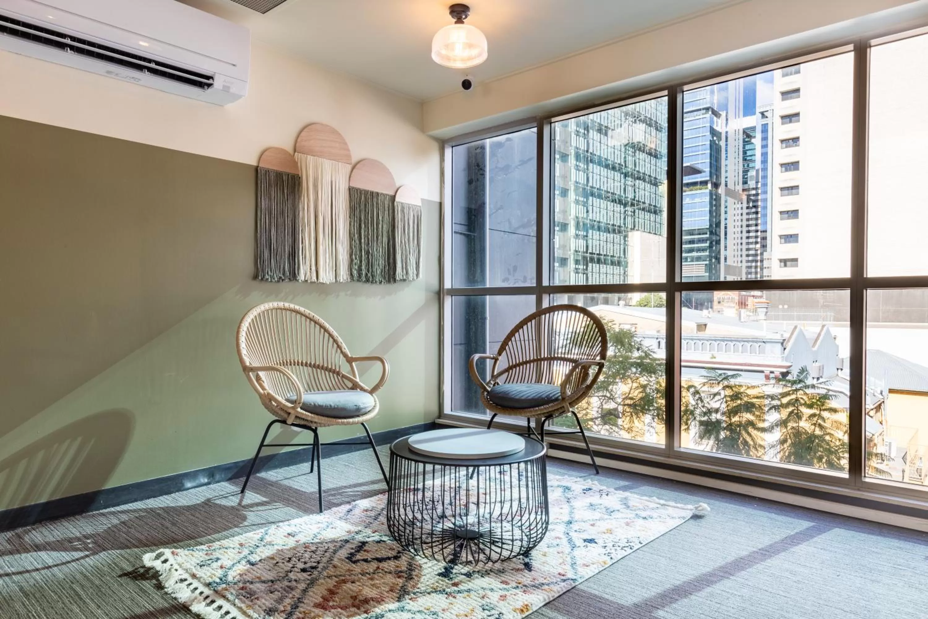 Seating area in Roamer Brisbane