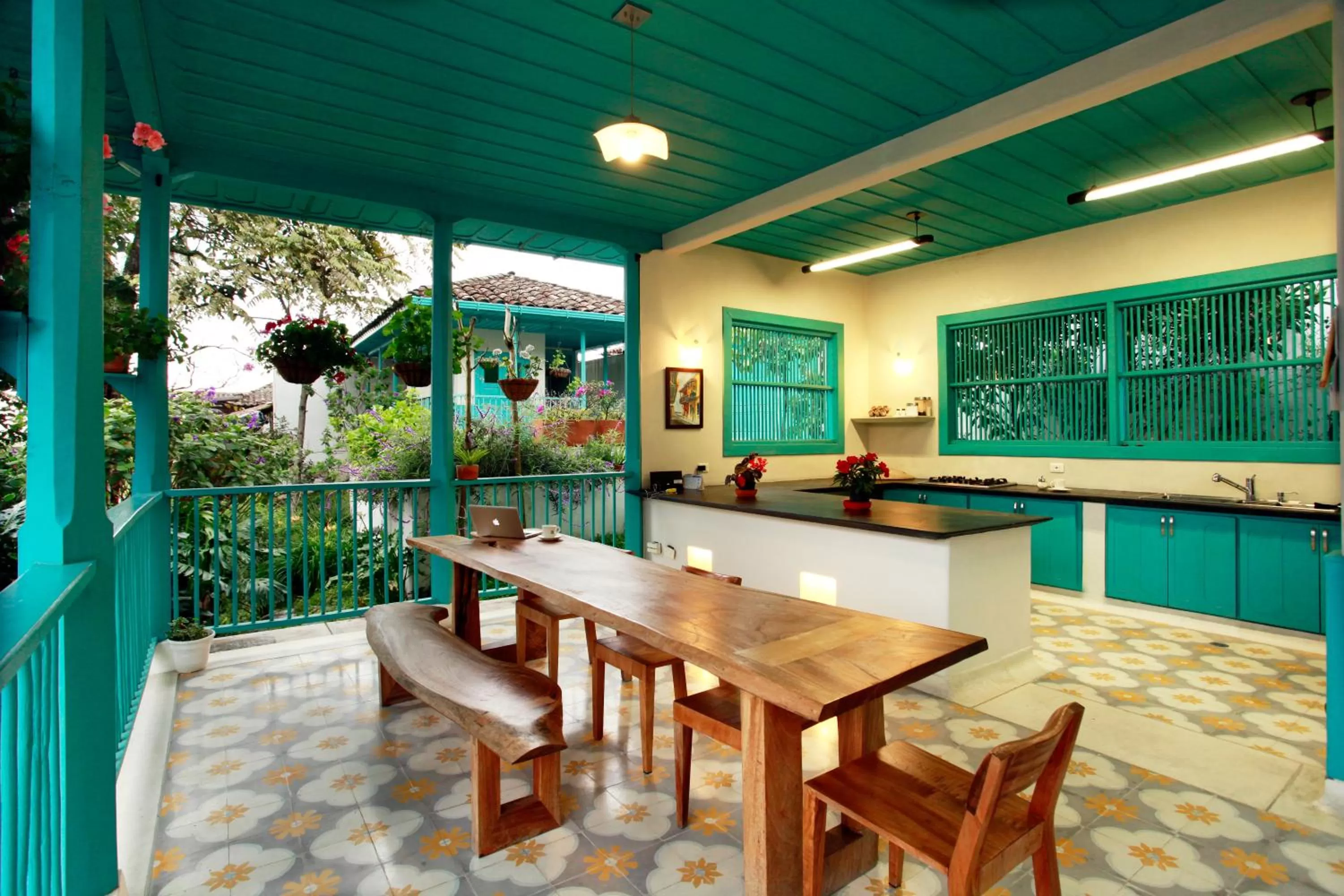 Area and facilities in Casa de las Dos Palmas