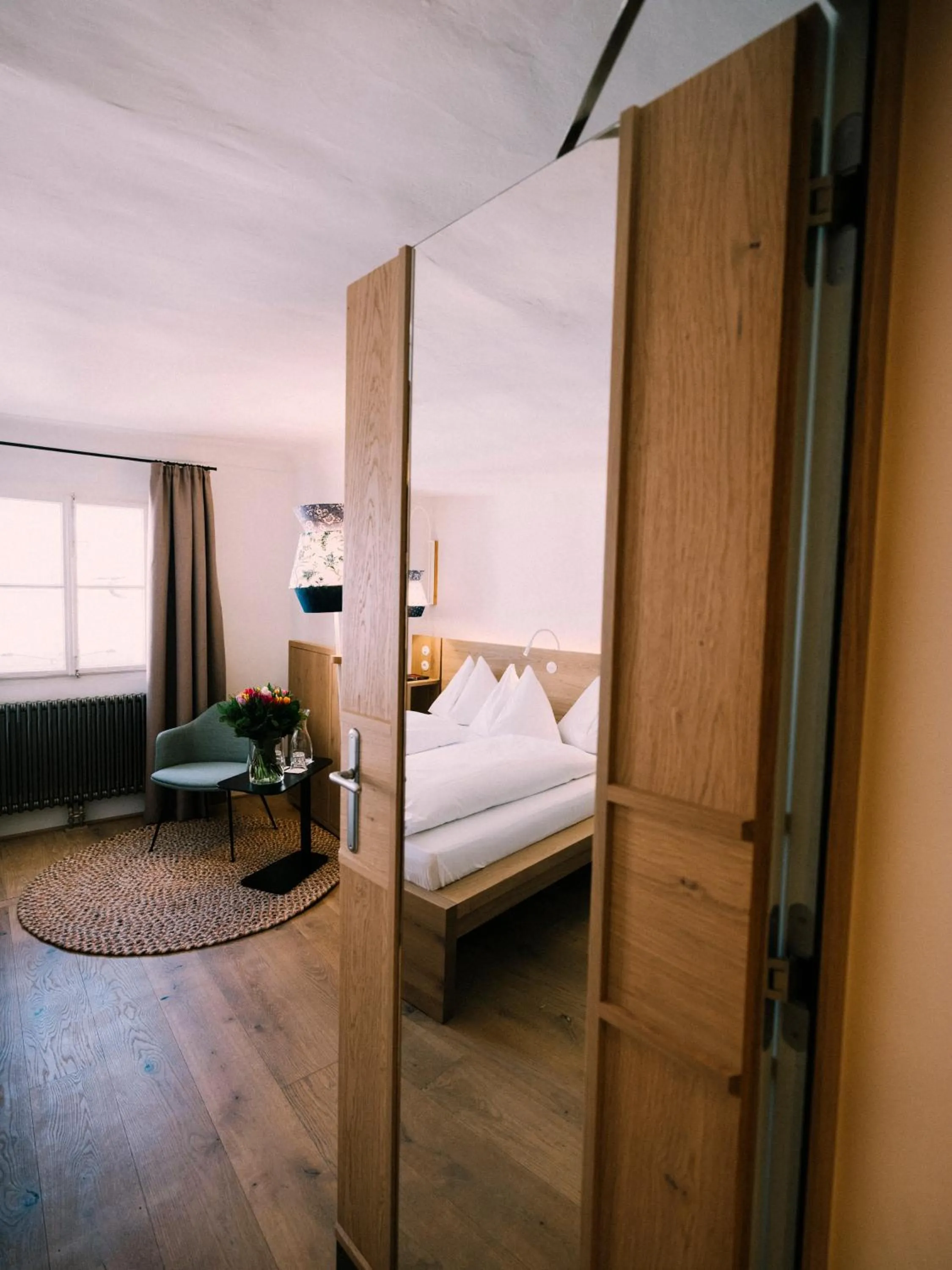 Bed in artHotel Blaue Gans