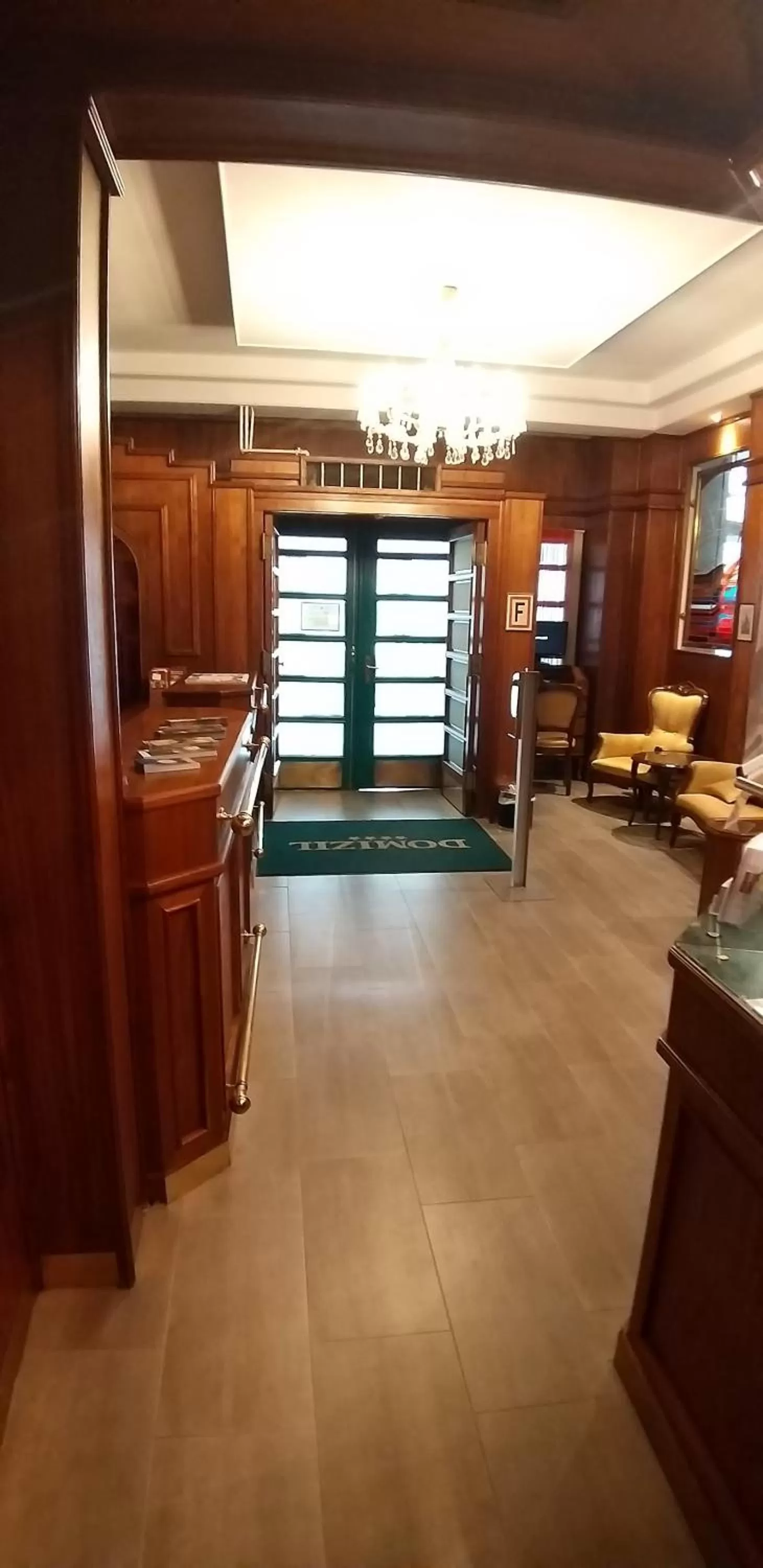 Lobby or reception in Hotel Domizil