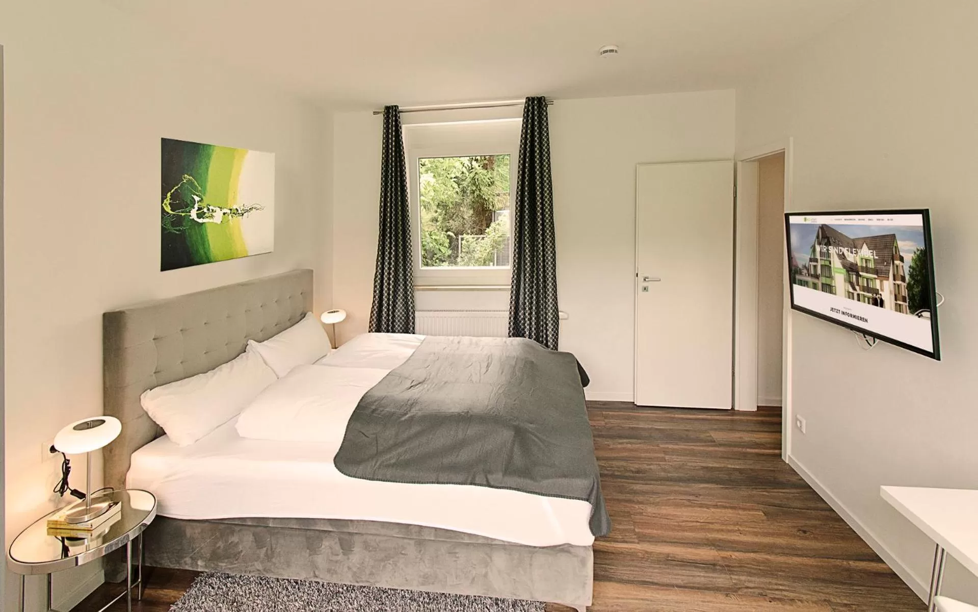 Photo of the whole room, Bed in Eco Smart Apartments Nürnberg Süd