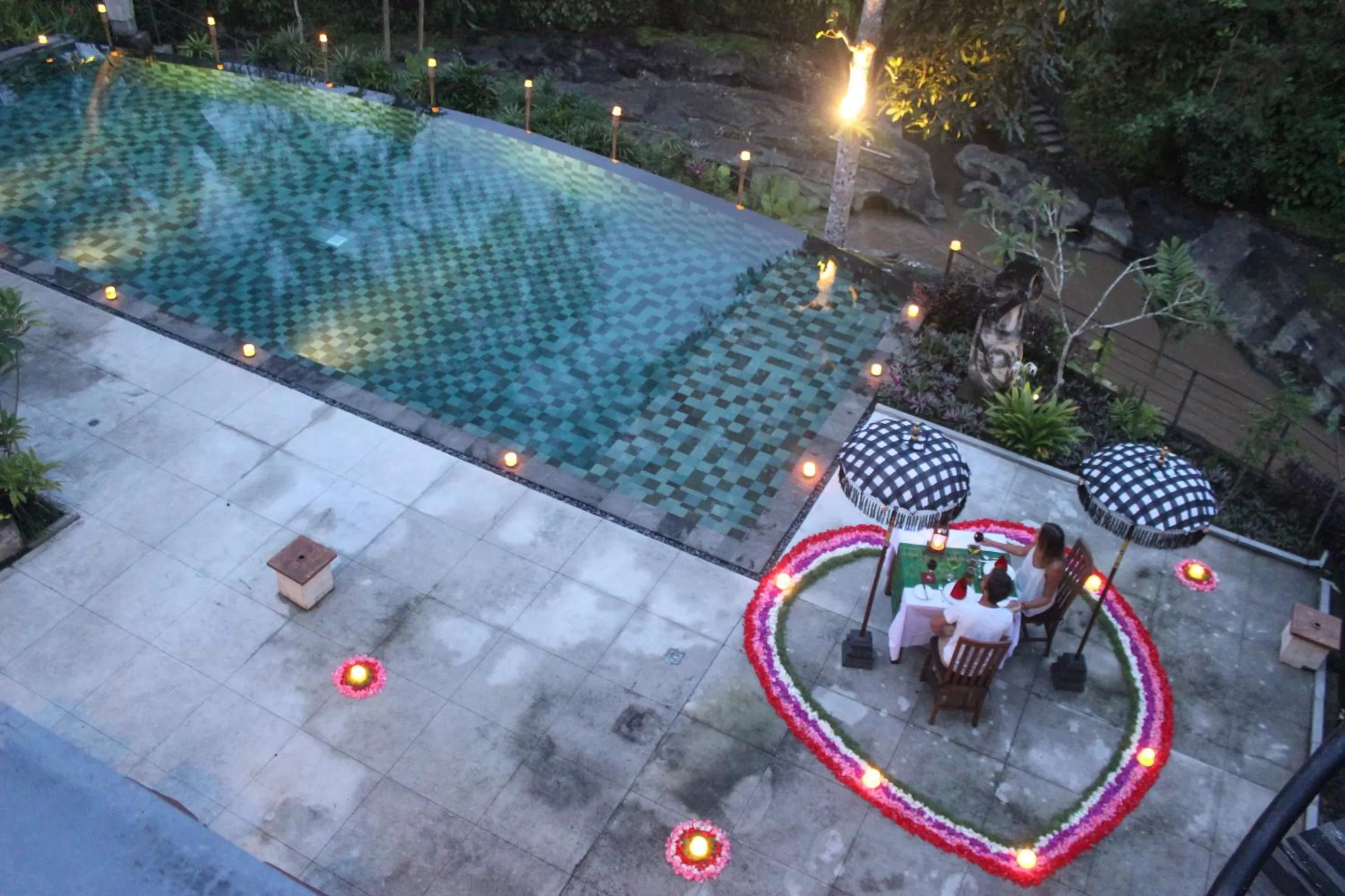 Patio in Labak River Hotel by EPS