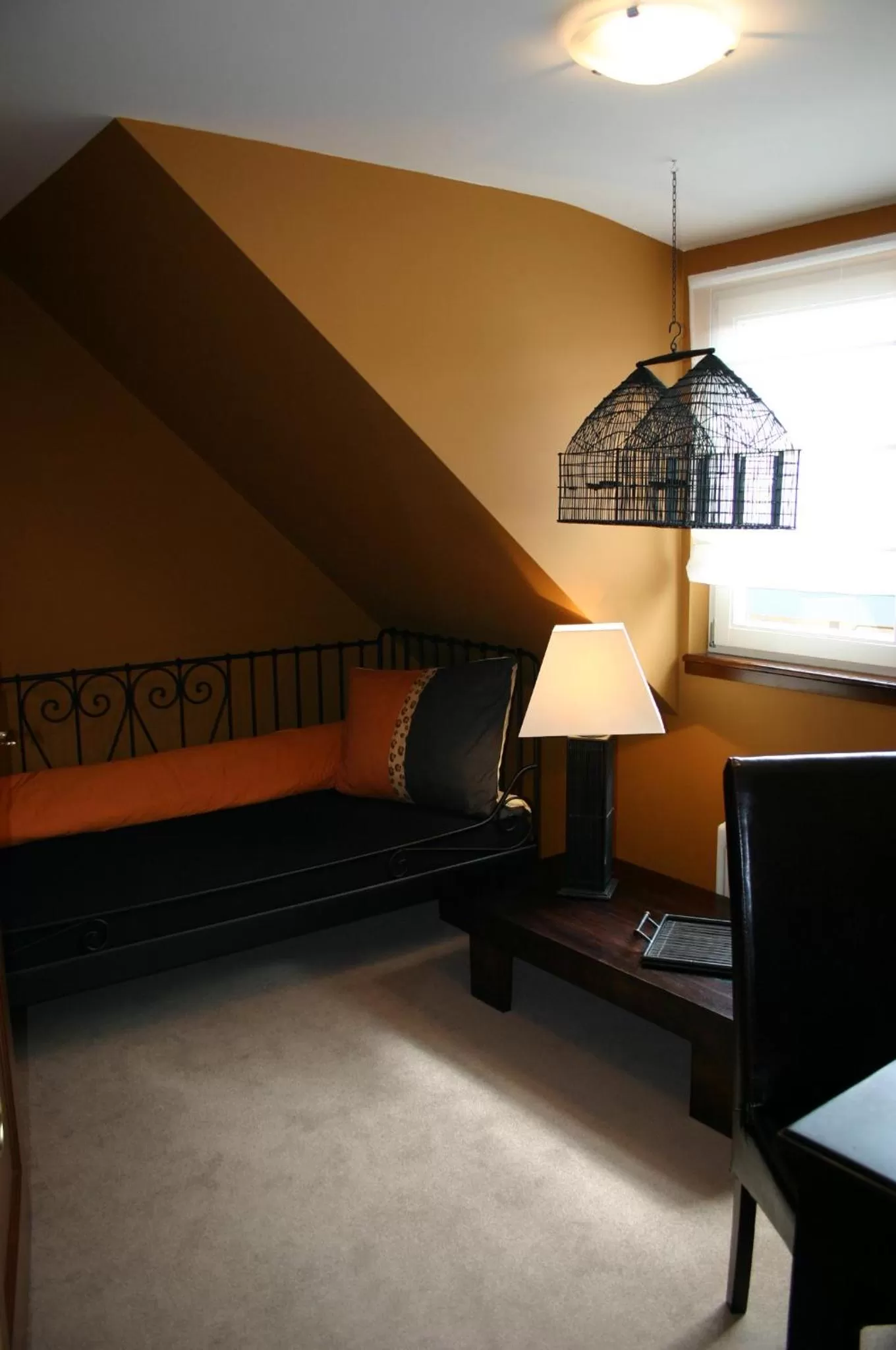 Bed in Art Hotel Neckar