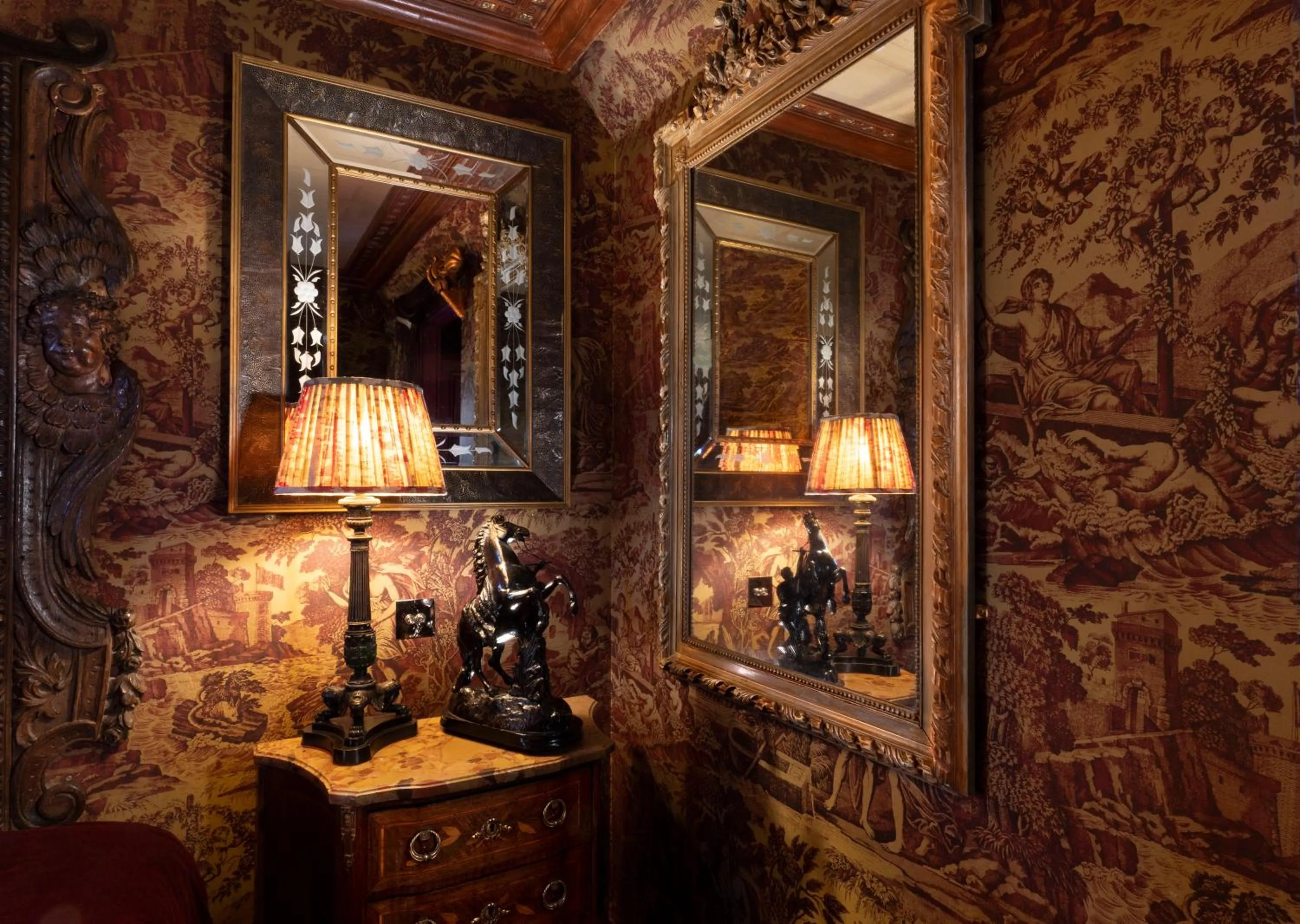 Decorative detail in Prestonfield House