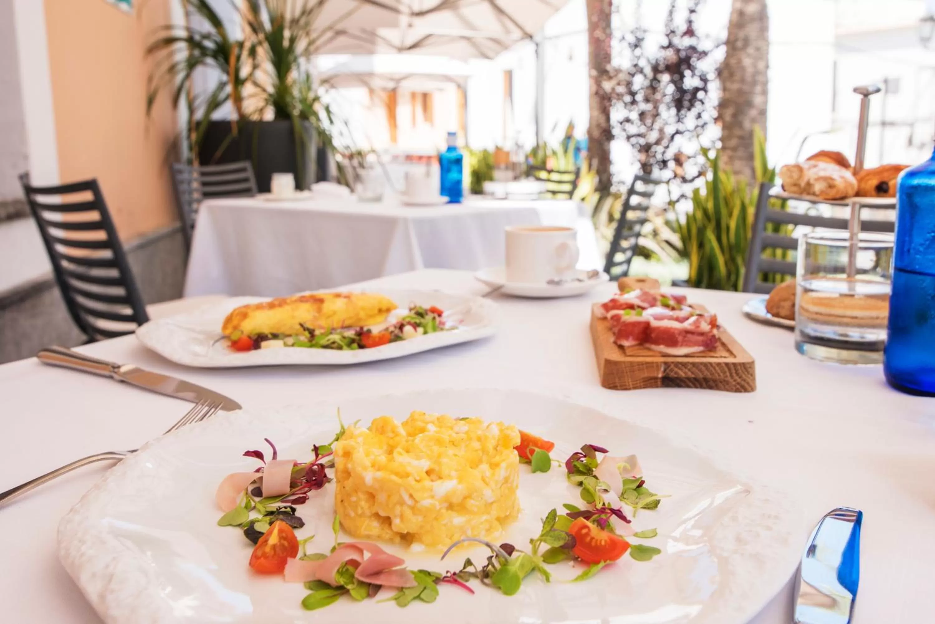 Continental breakfast in Mirador de Dalt Vila-Relais & Chateaux