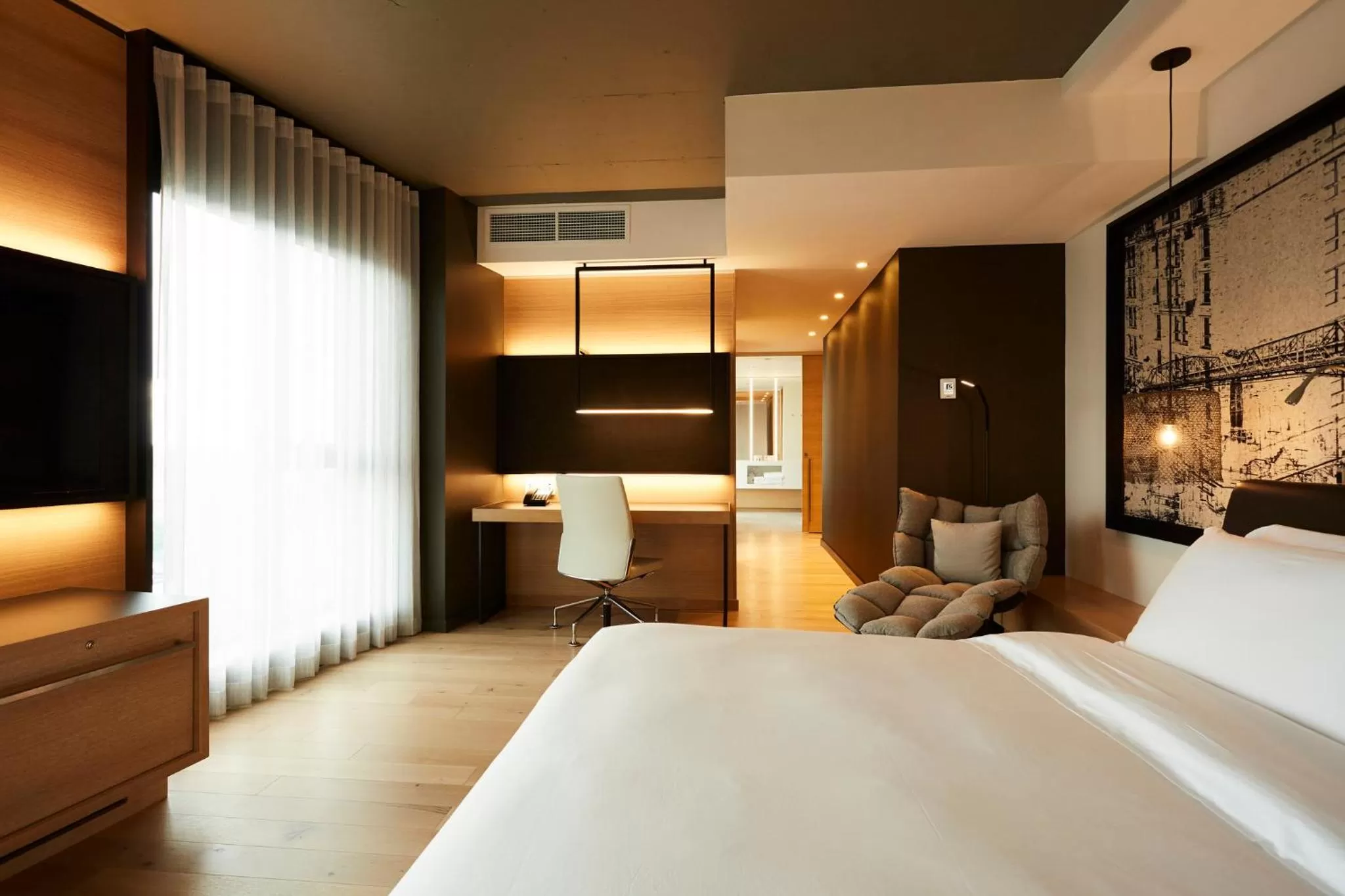 Bed in Le Germain Hotel Ottawa