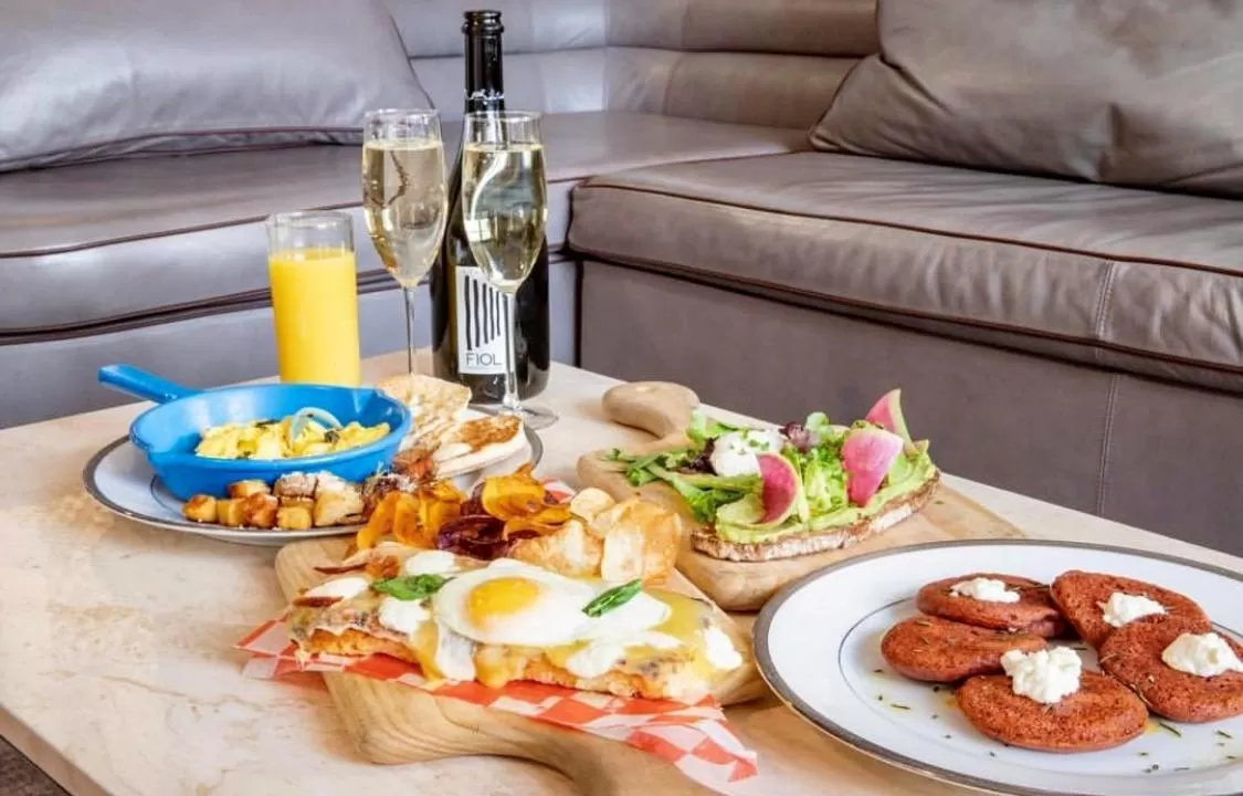 Food close-up in Hotel Hugo