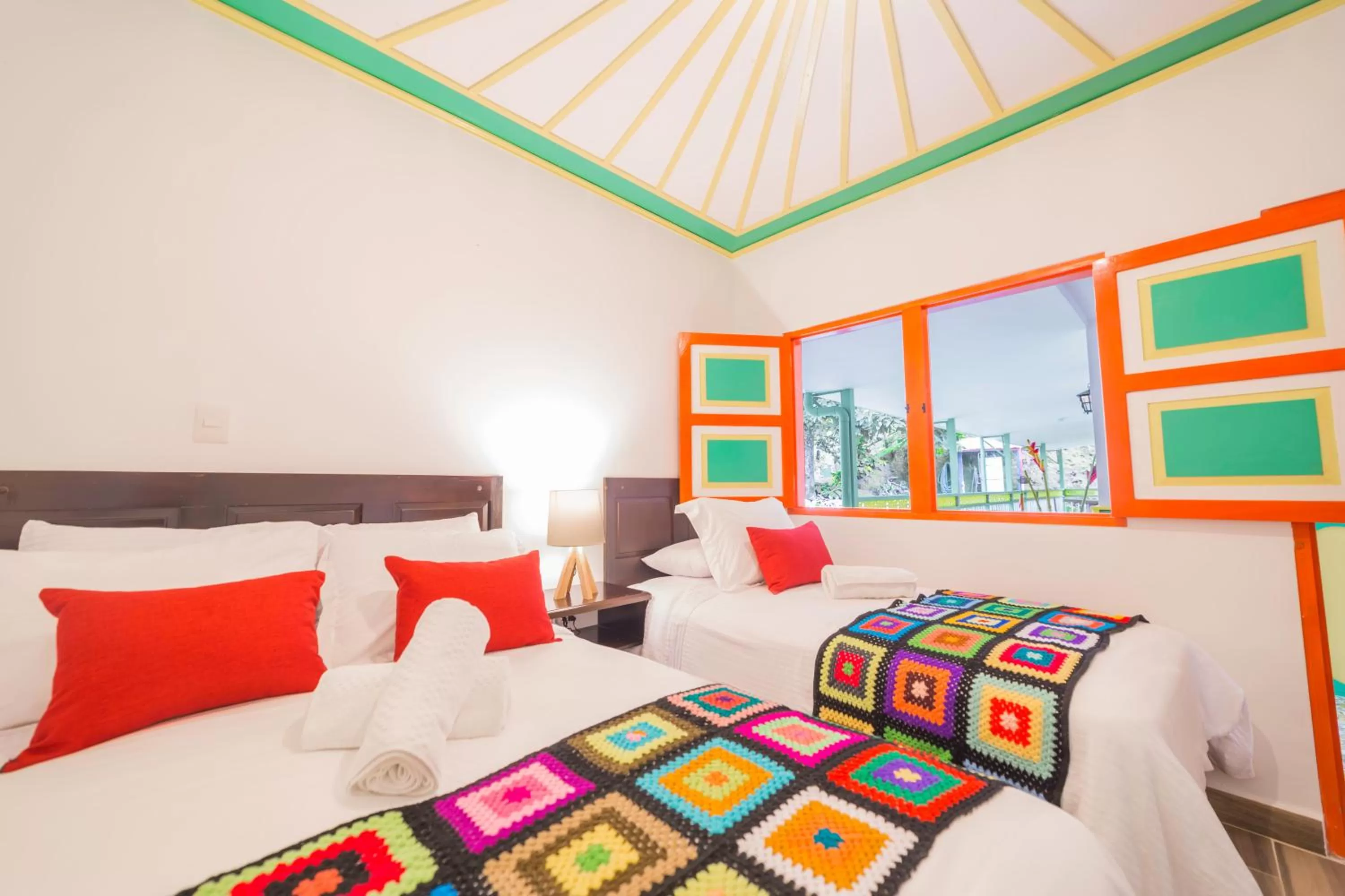 Photo of the whole room, Bed in Hotel Mirador de Boquia Salento