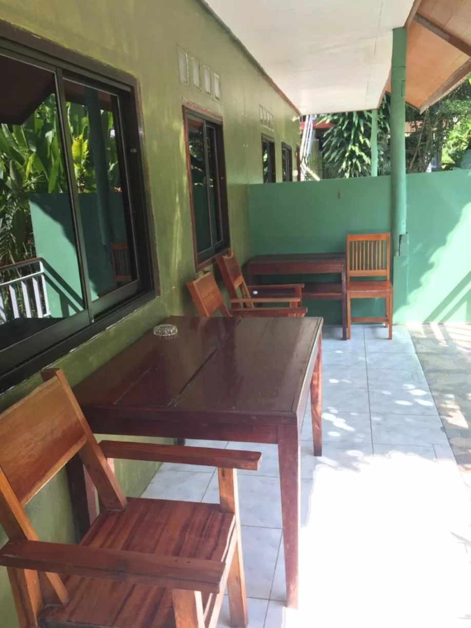 Balcony/Terrace in Khao Sok Jungle Huts Resort