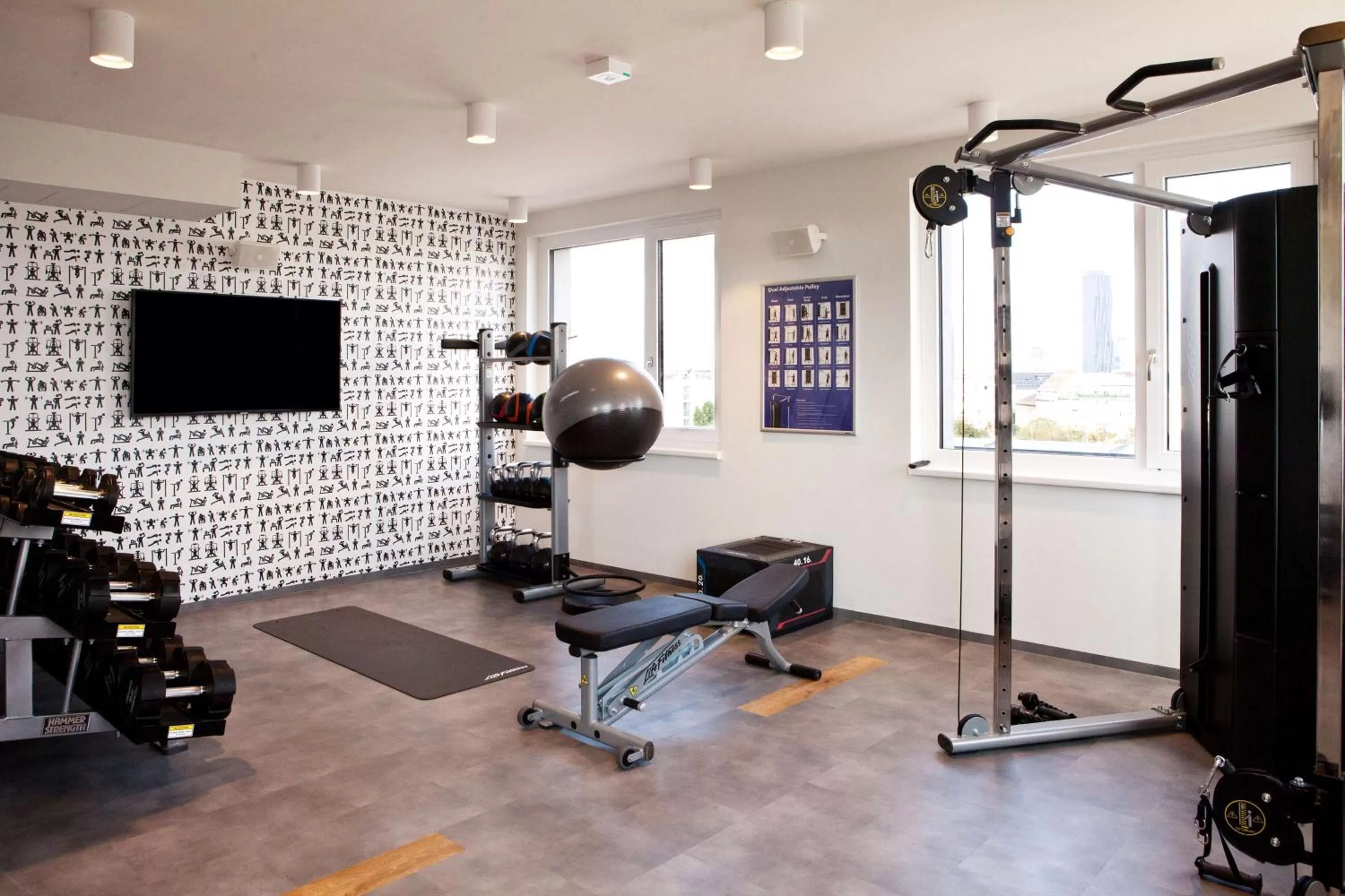Fitness centre/facilities in Hampton By Hilton Vienna Messe