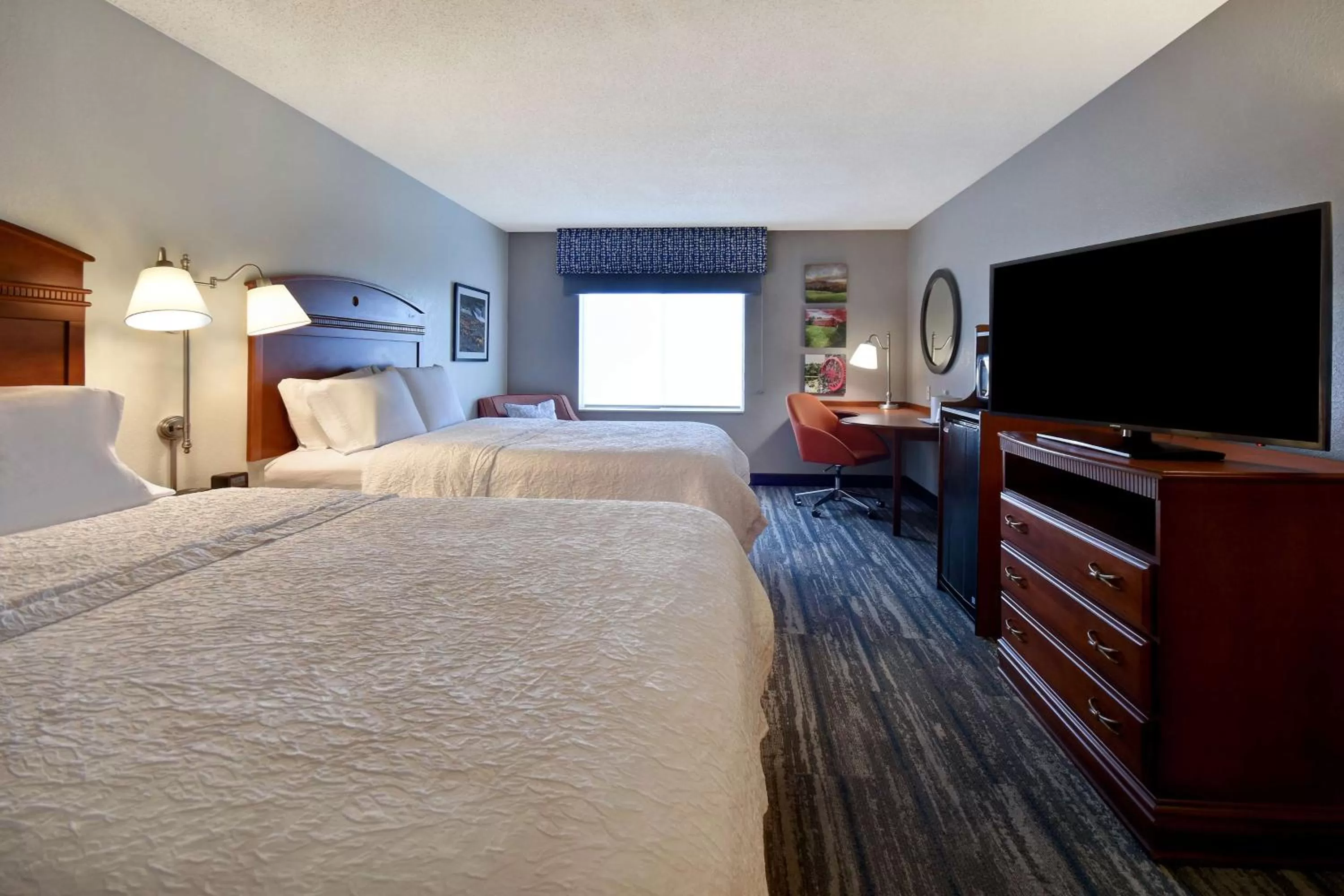 Bedroom, Bed in Hampton Inn Rutland/Killington