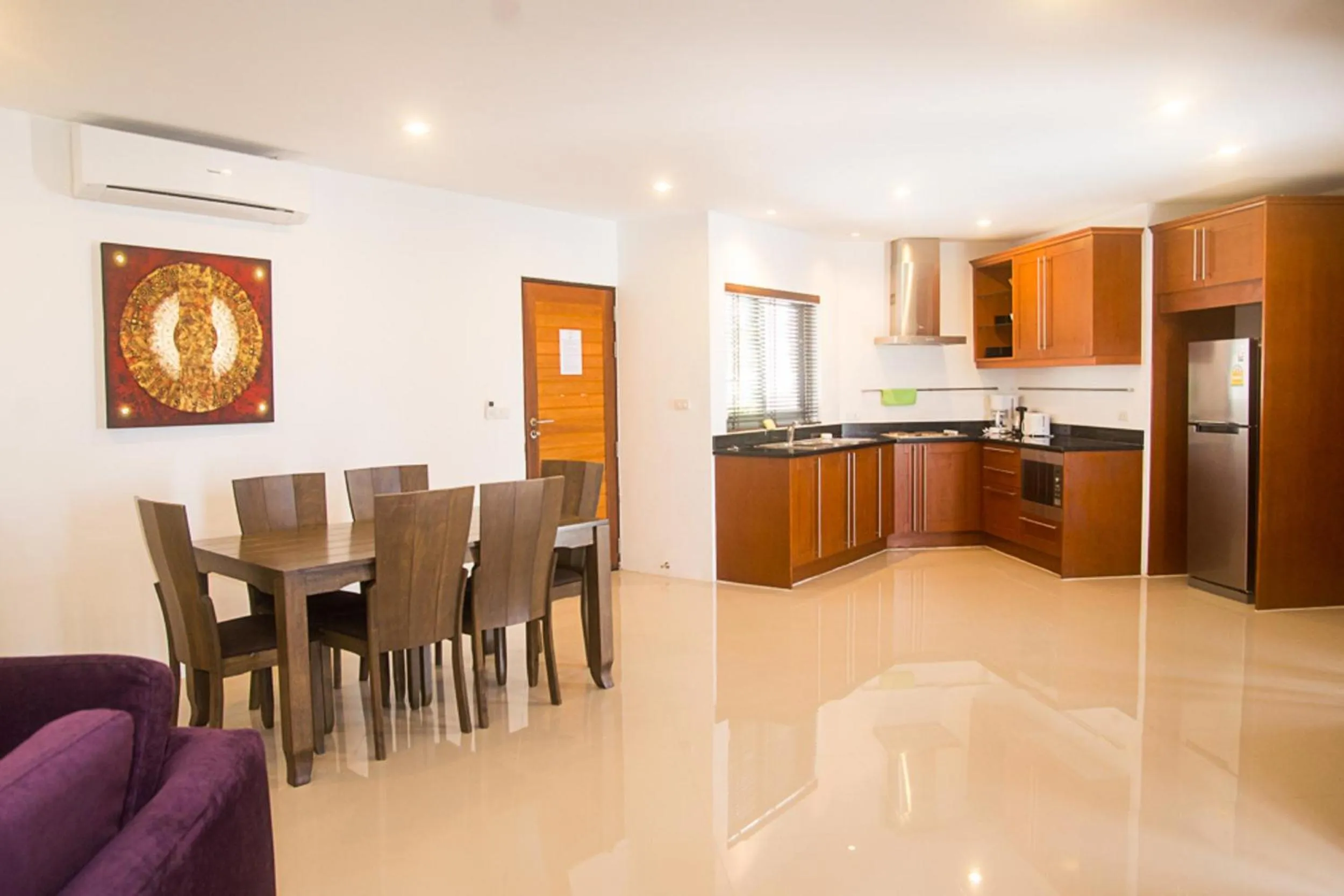 Kitchen or kitchenette in Tropical Sea View Residence