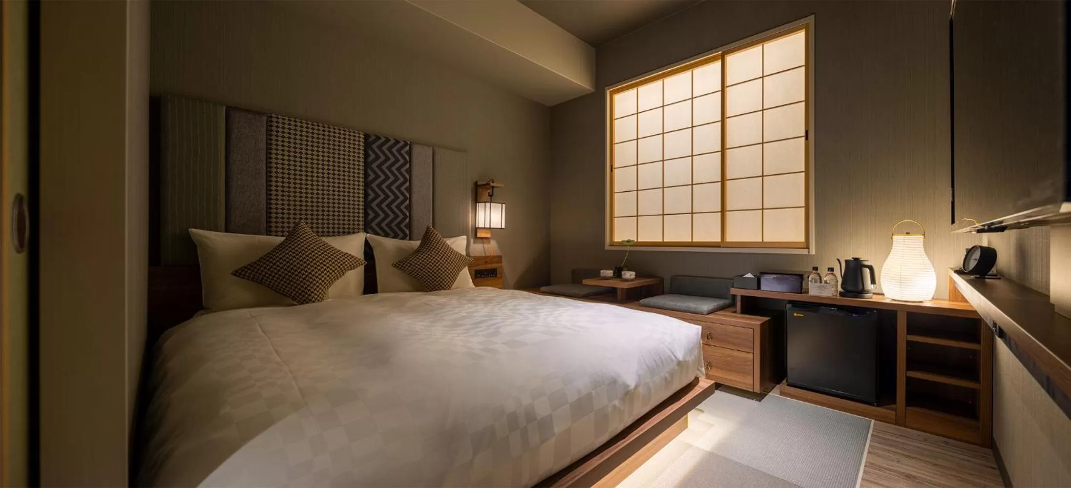 Bed in Hotel Resol Kyoto Shijo Muromachi