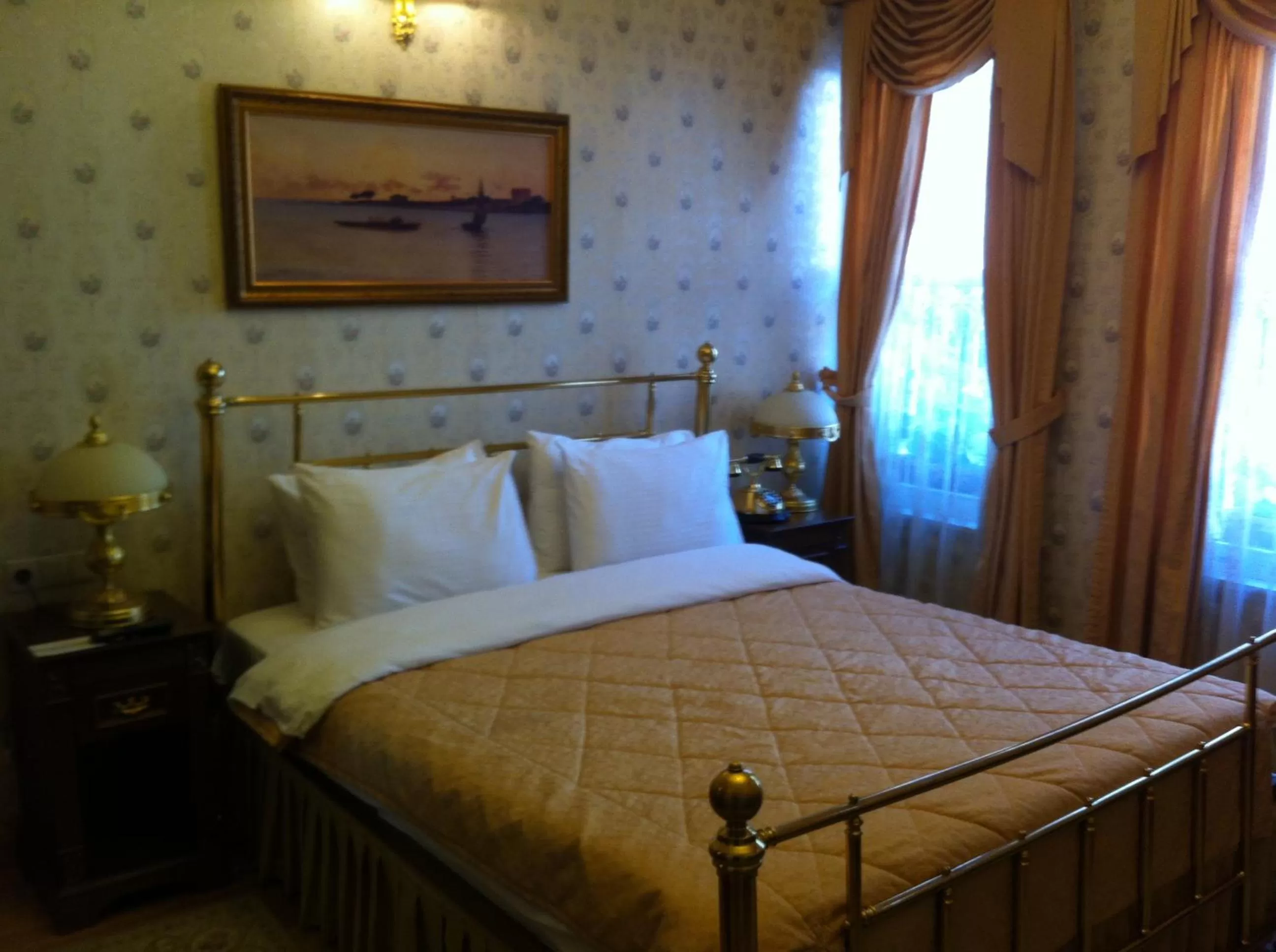 Bed in Darussaade Hotel Old City - Sultanahmet