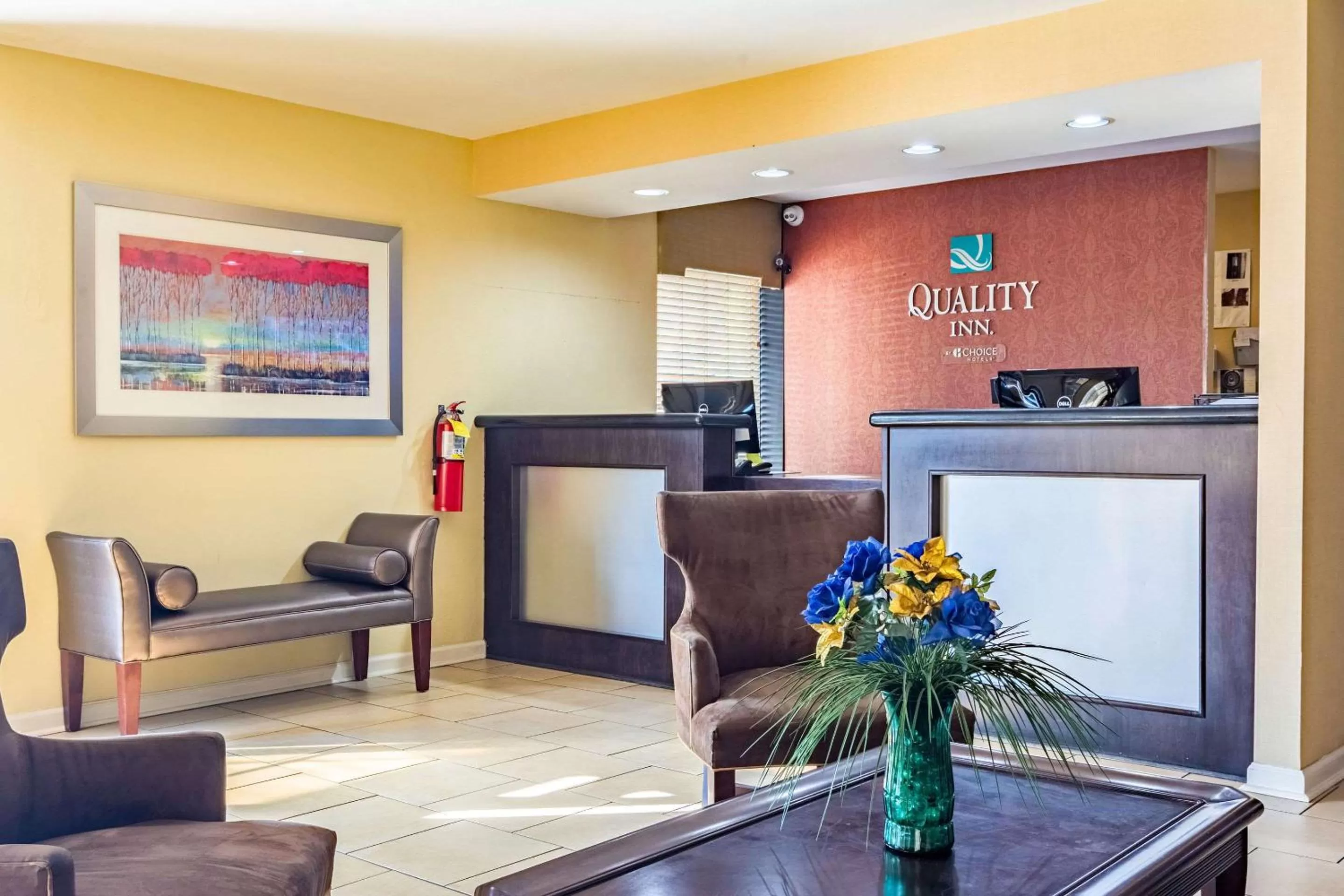 Lobby or reception in Quality Inn Columbus near Fort Benning