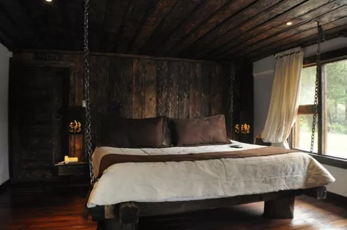 Bed in Hacienda Hostería Dos Chorreras