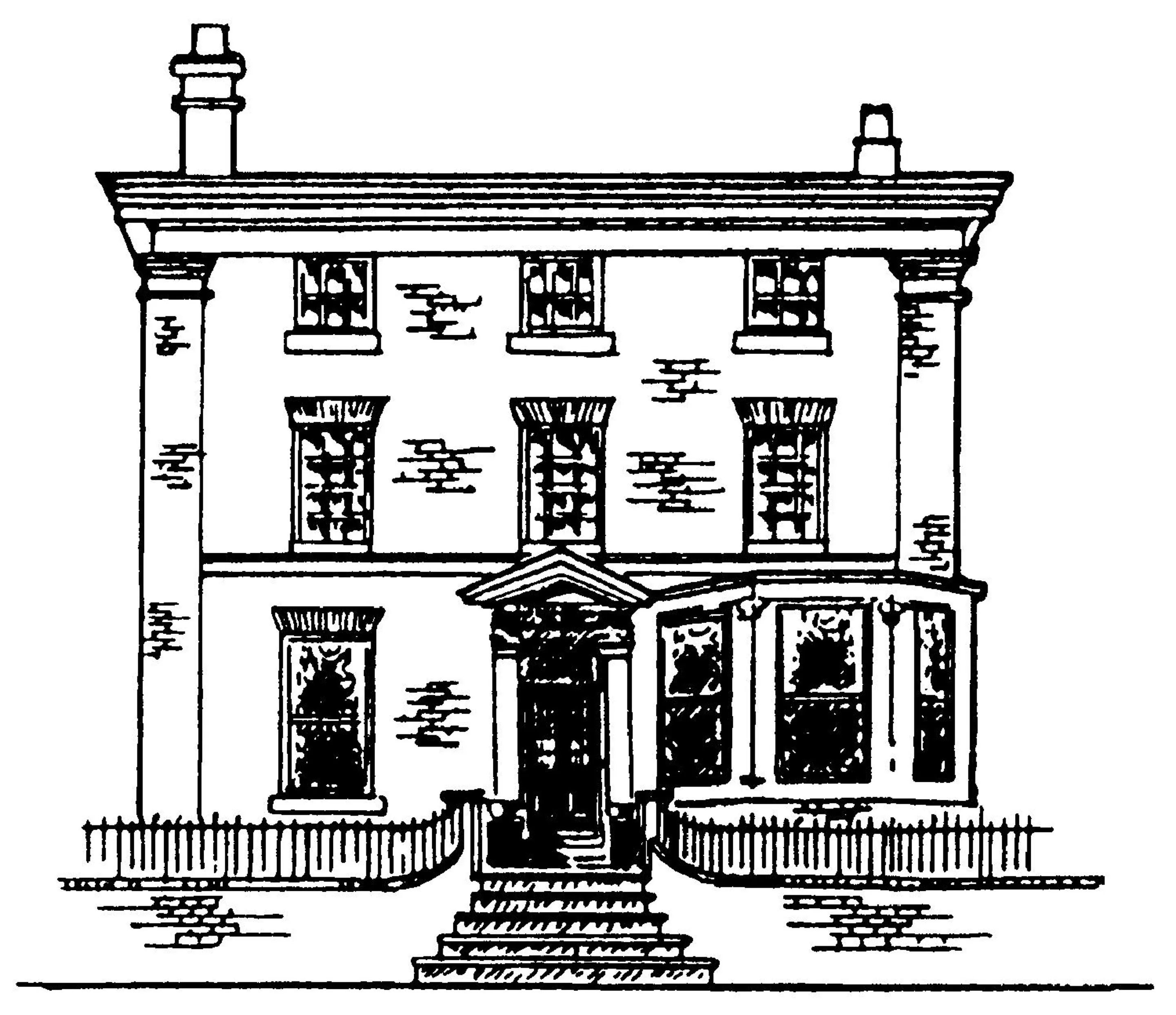 Bird's eye view in Ely House Hotel