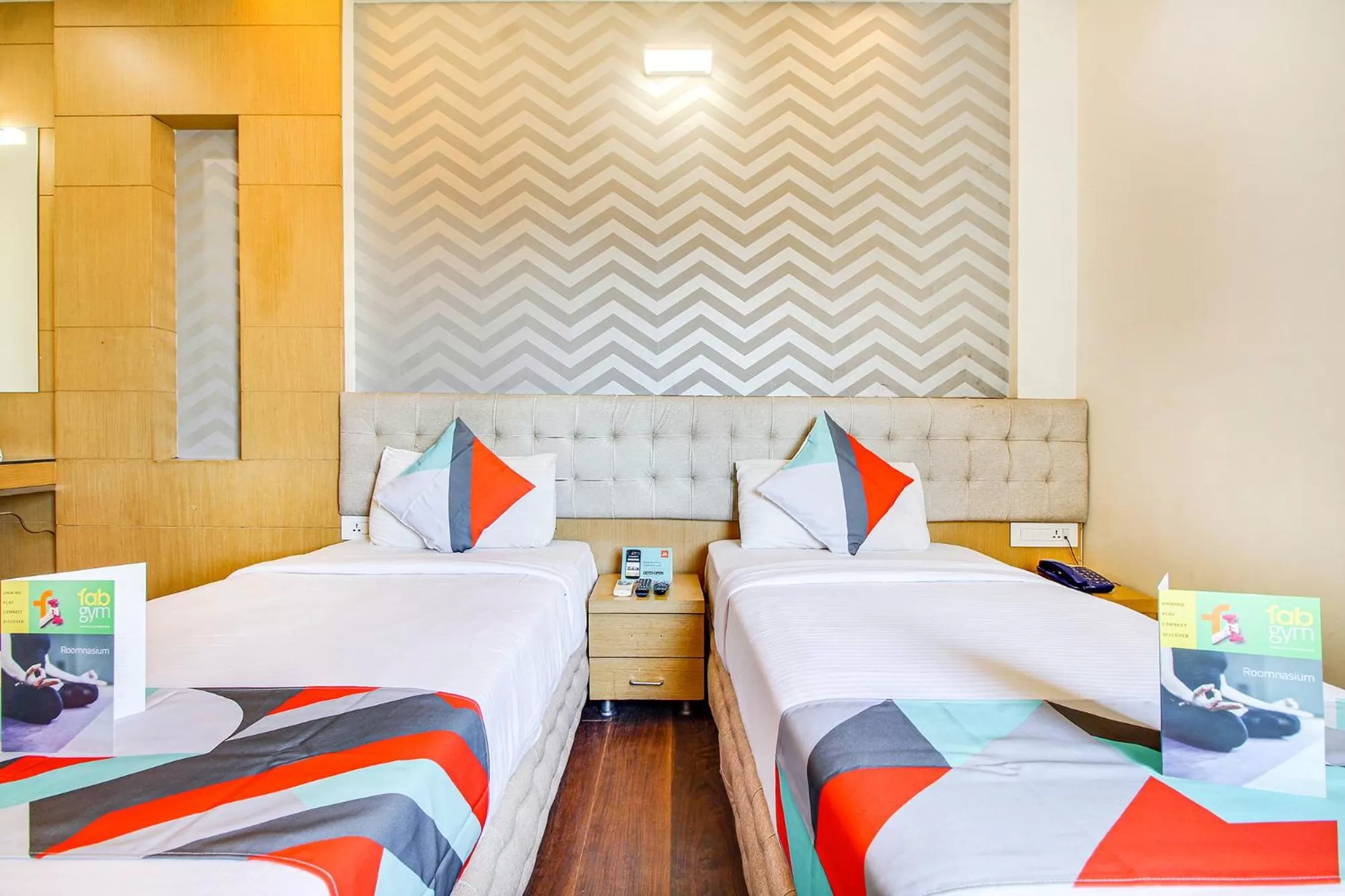 Bedroom, Bed in FabHotel Naman Palace