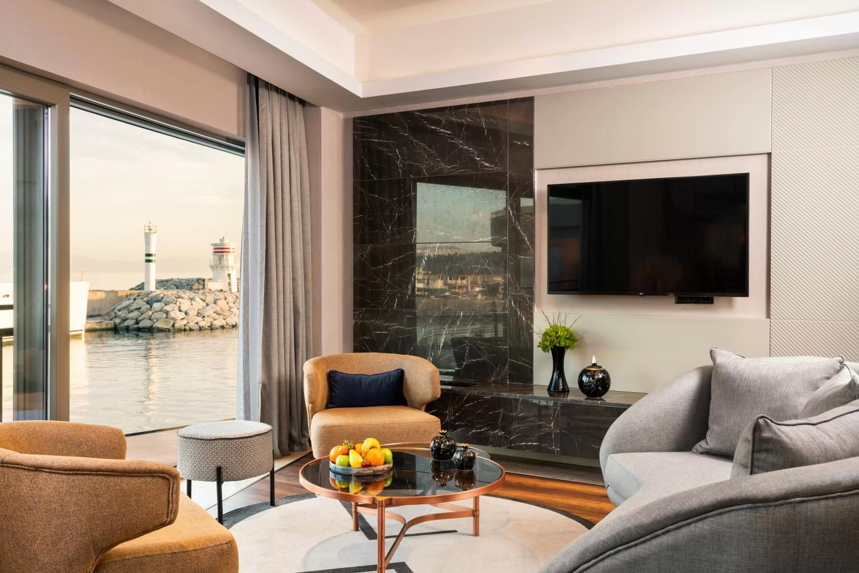 Living room in Crowne Plaza - Istanbul Tuzla Viaport Marina by IHG